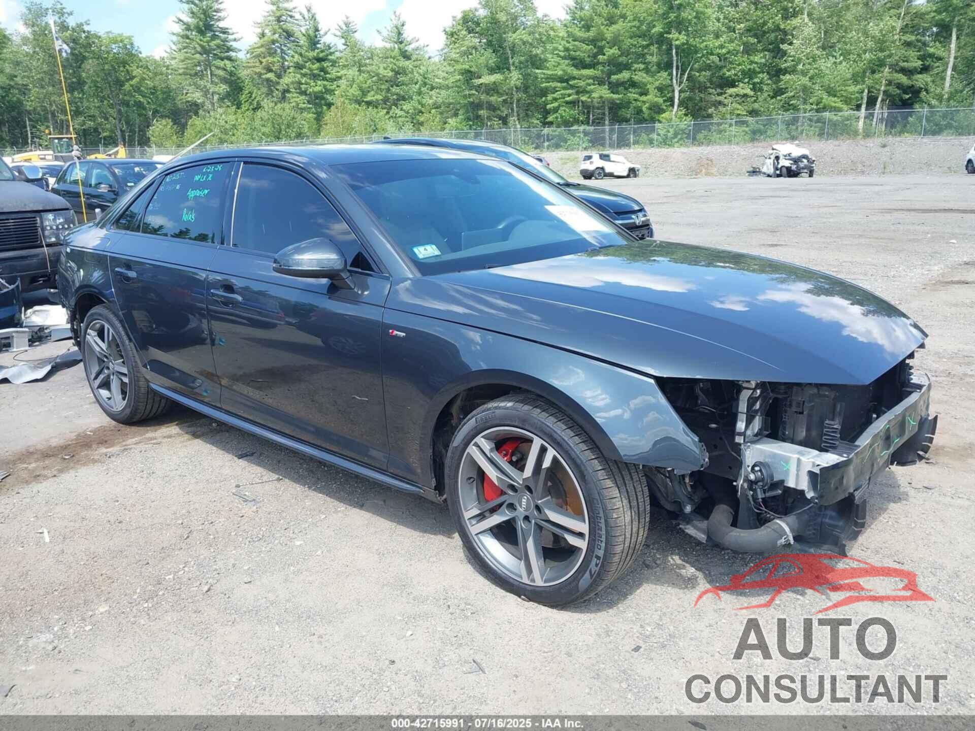 AUDI A4 2018 - WAUENAF40JA113091