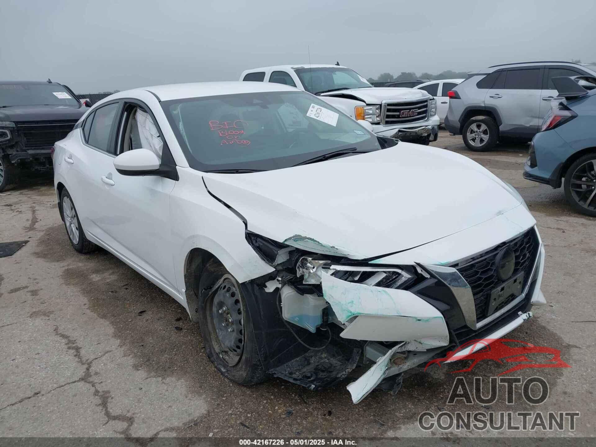 NISSAN SENTRA 2022 - 3N1AB8BVXNY259102