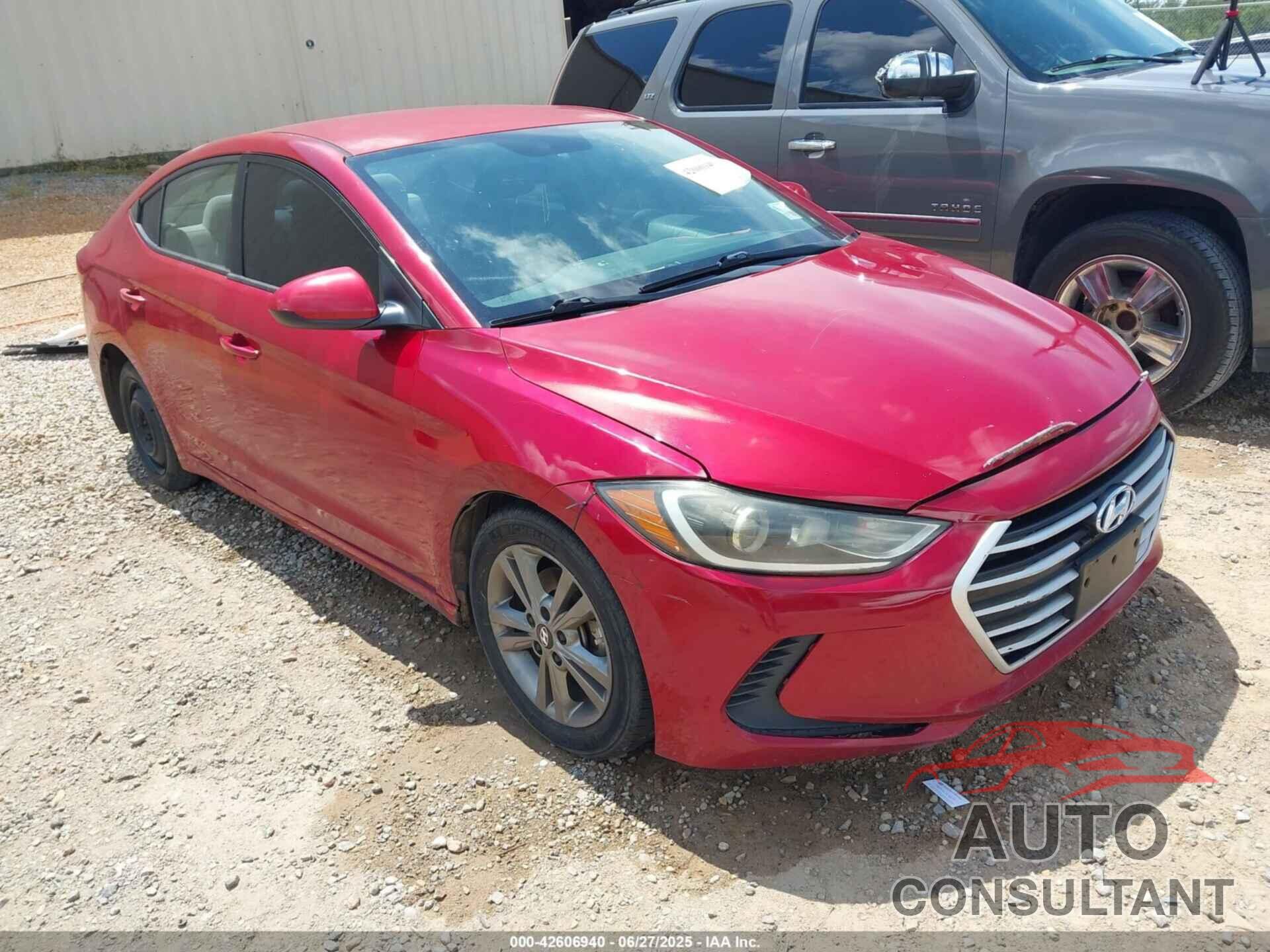 HYUNDAI ELANTRA 2018 - 5NPD84LFXJH250819