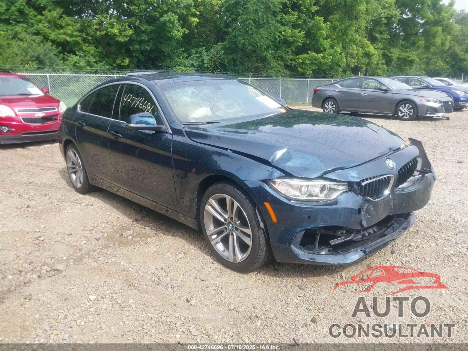 BMW 430I GRAN COUPE 2017 - WBA4F9C32HG812152