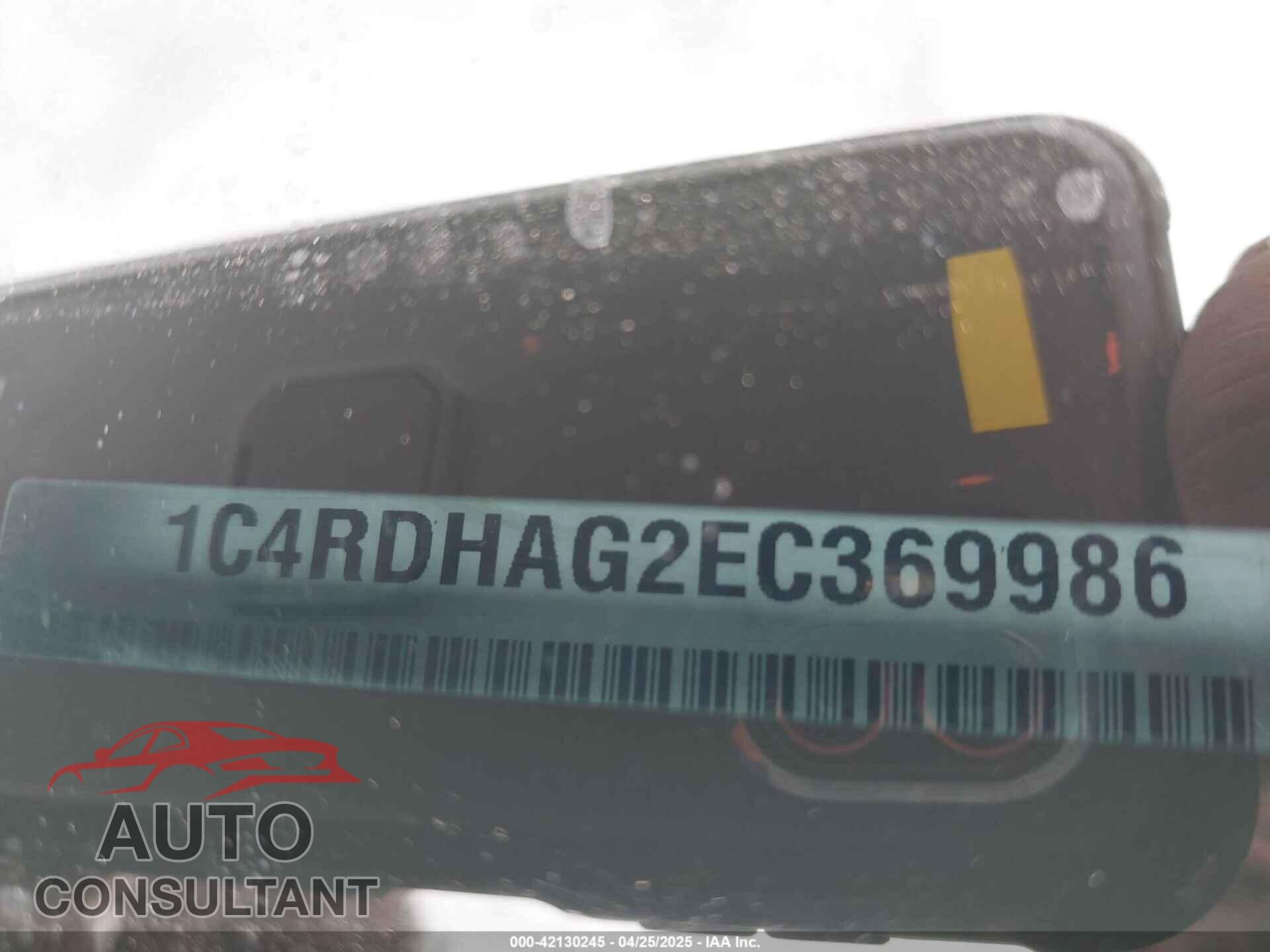 DODGE DURANGO 2014 - 1C4RDHAG2EC369986