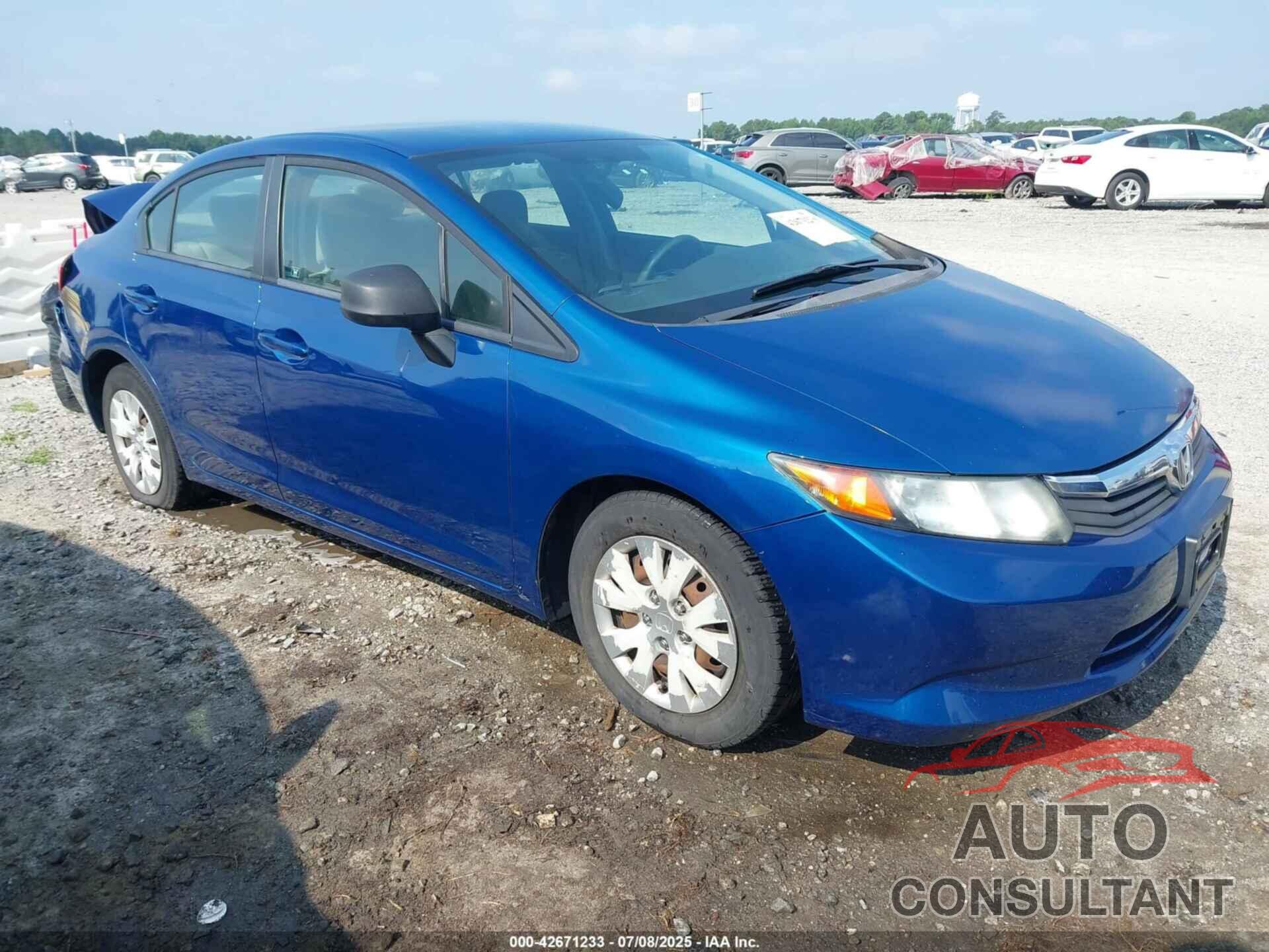 HONDA CIVIC 2012 - 2HGFB2F50CH535124