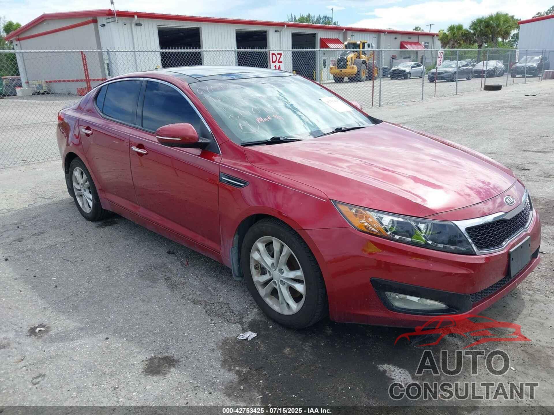 KIA OPTIMA 2012 - 5XXGN4A62CG013765