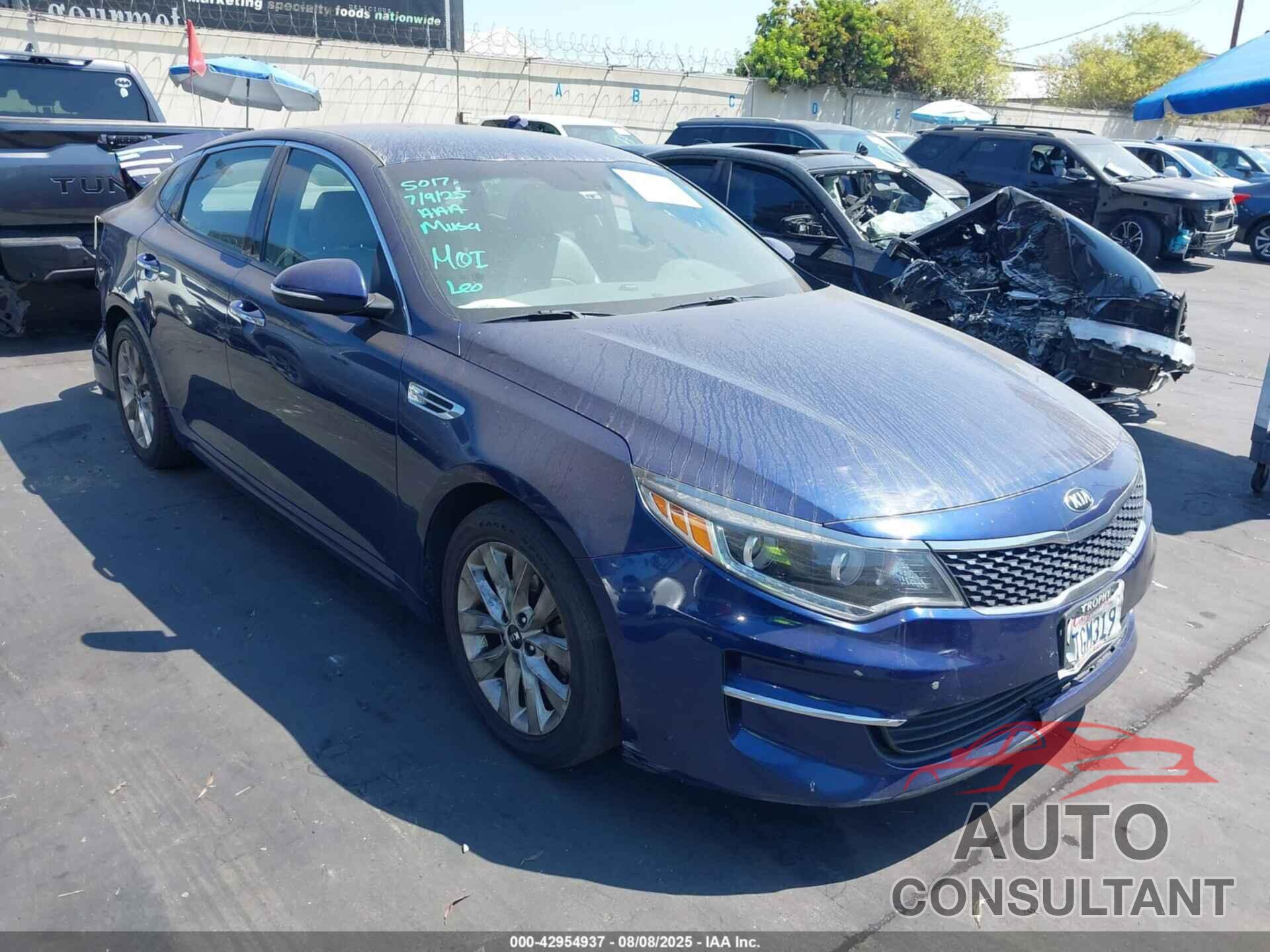 KIA OPTIMA 2016 - 5XXGU4L35GG016123