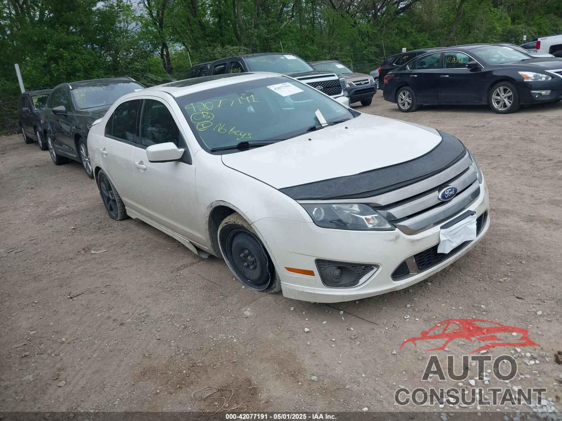 FORD FUSION 2012 - 3FAHP0KCXCR353586