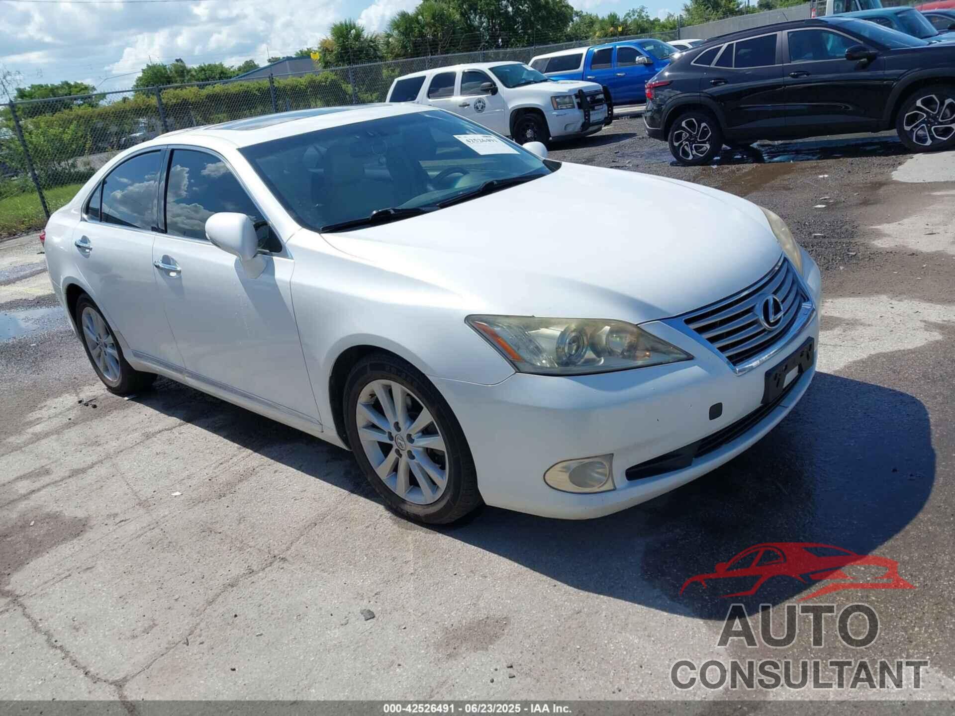 LEXUS ES 350 2012 - JTHBK1EG2C2502160