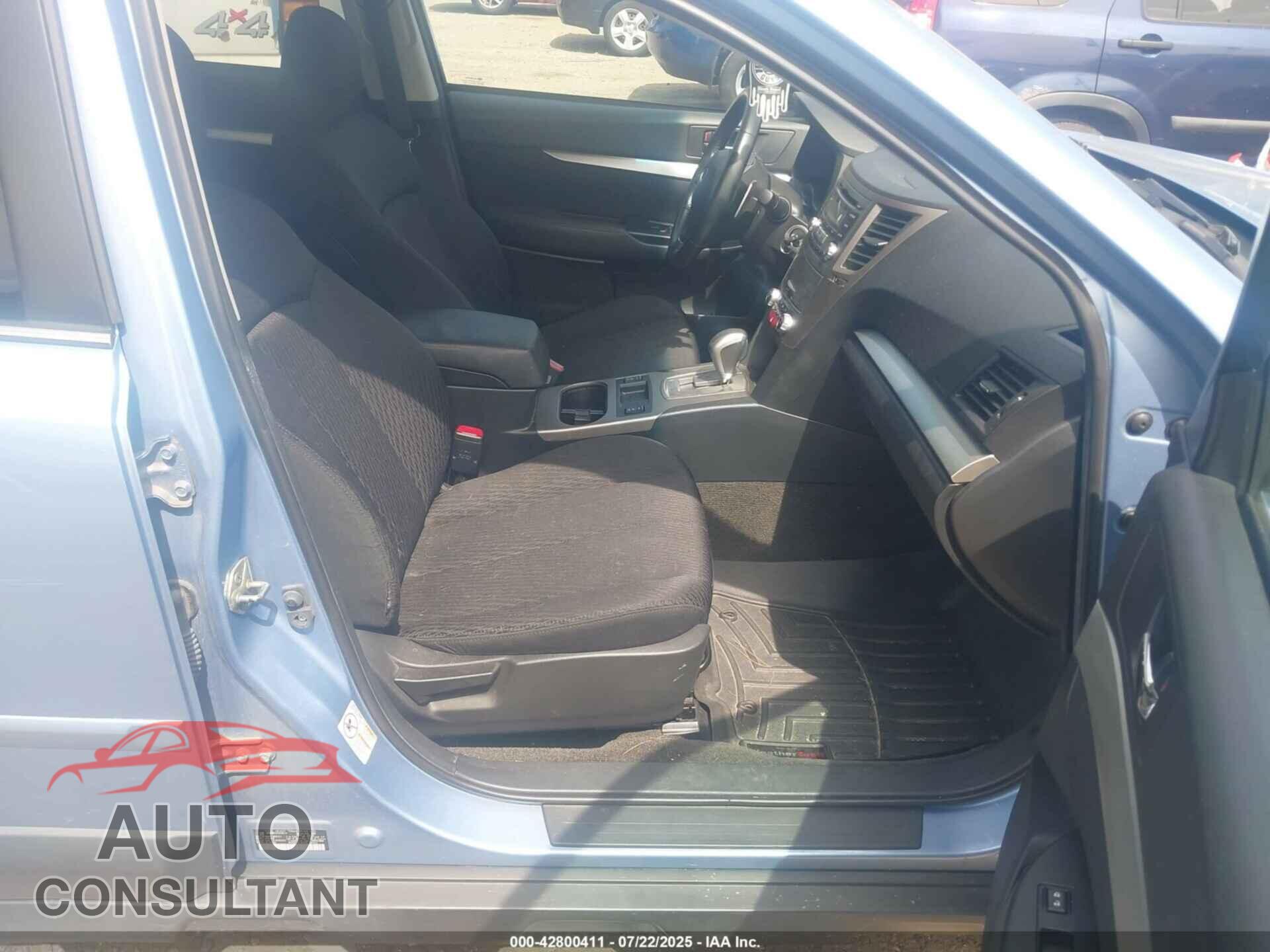 SUBARU OUTBACK 2012 - 4S4BRBCC9C3200714