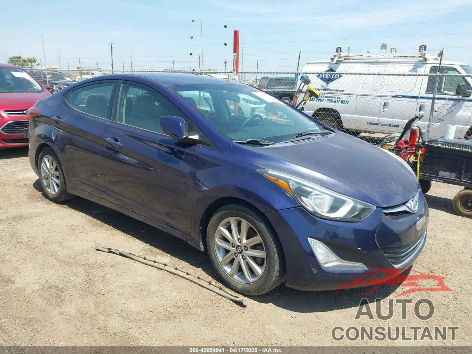 HYUNDAI ELANTRA 2014 - 5NPDH4AE2EH514146