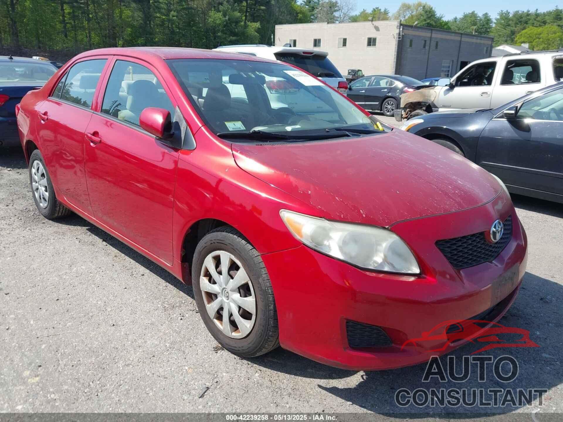 TOYOTA COROLLA 2009 - JTDBL40E399036065