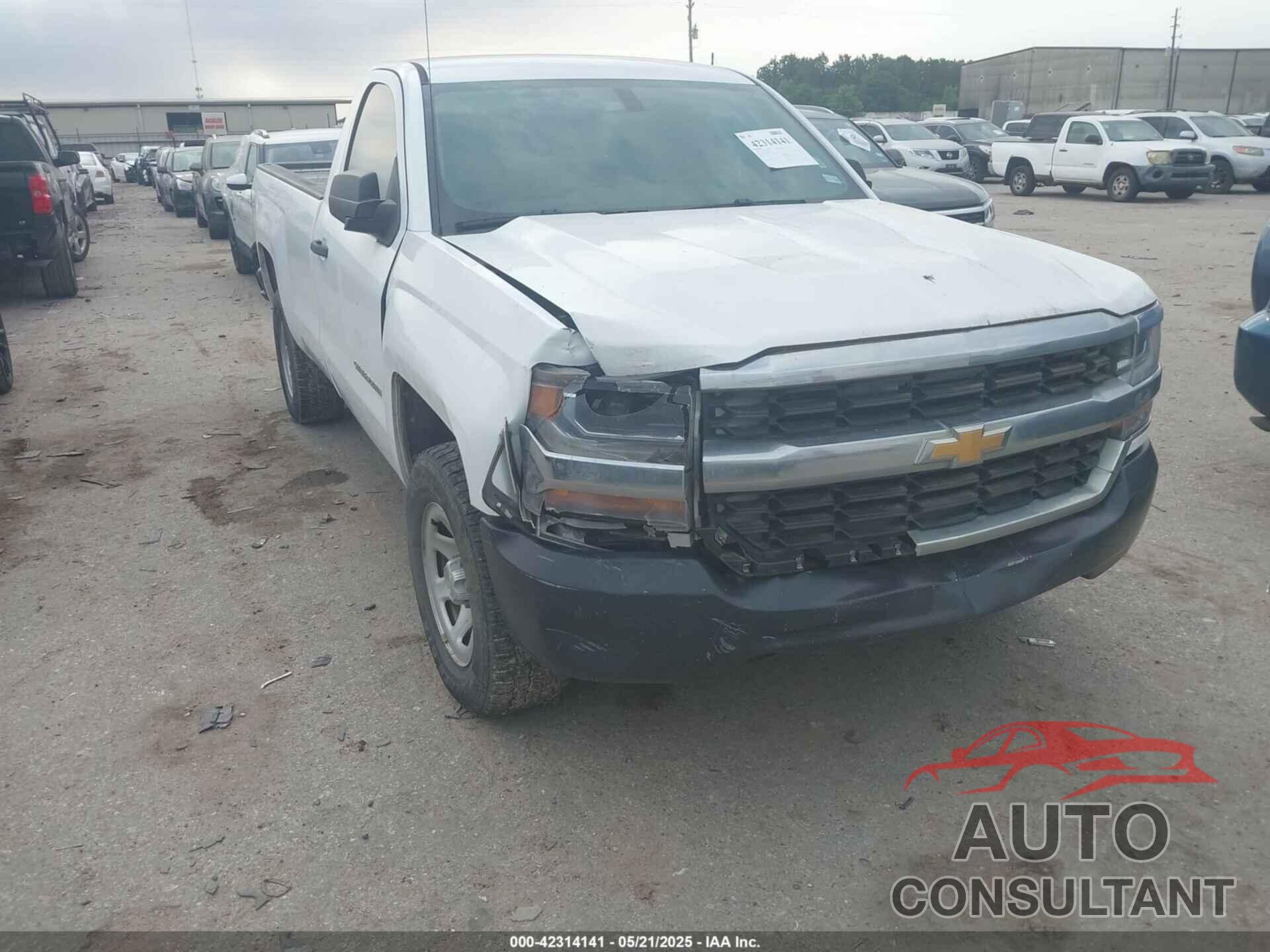 CHEVROLET SILVERADO 1500 2016 - 1GCNCNEH5GZ331686
