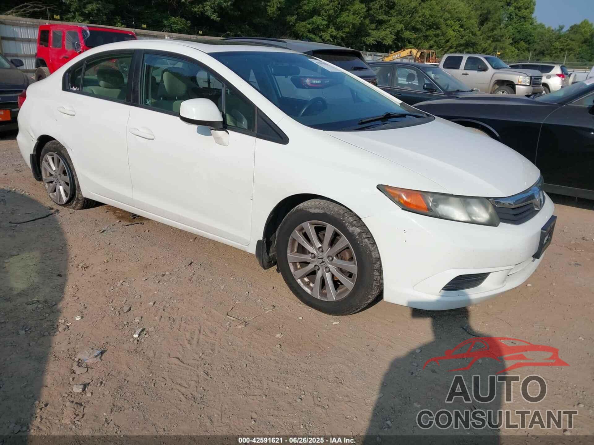 HONDA CIVIC 2012 - 2HGFB2F88CH525449