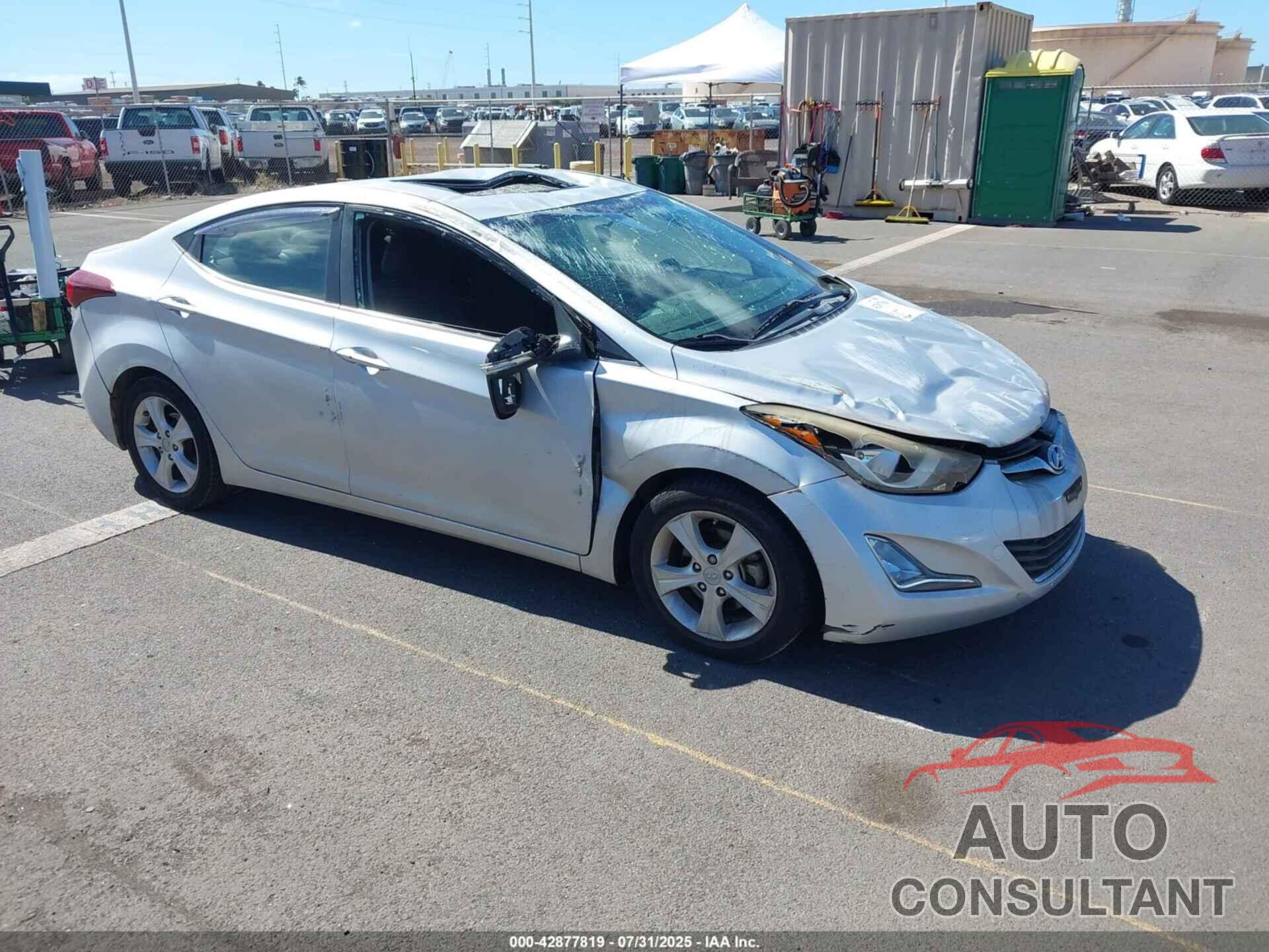 HYUNDAI ELANTRA 2016 - KMHDH4AE2GU579308