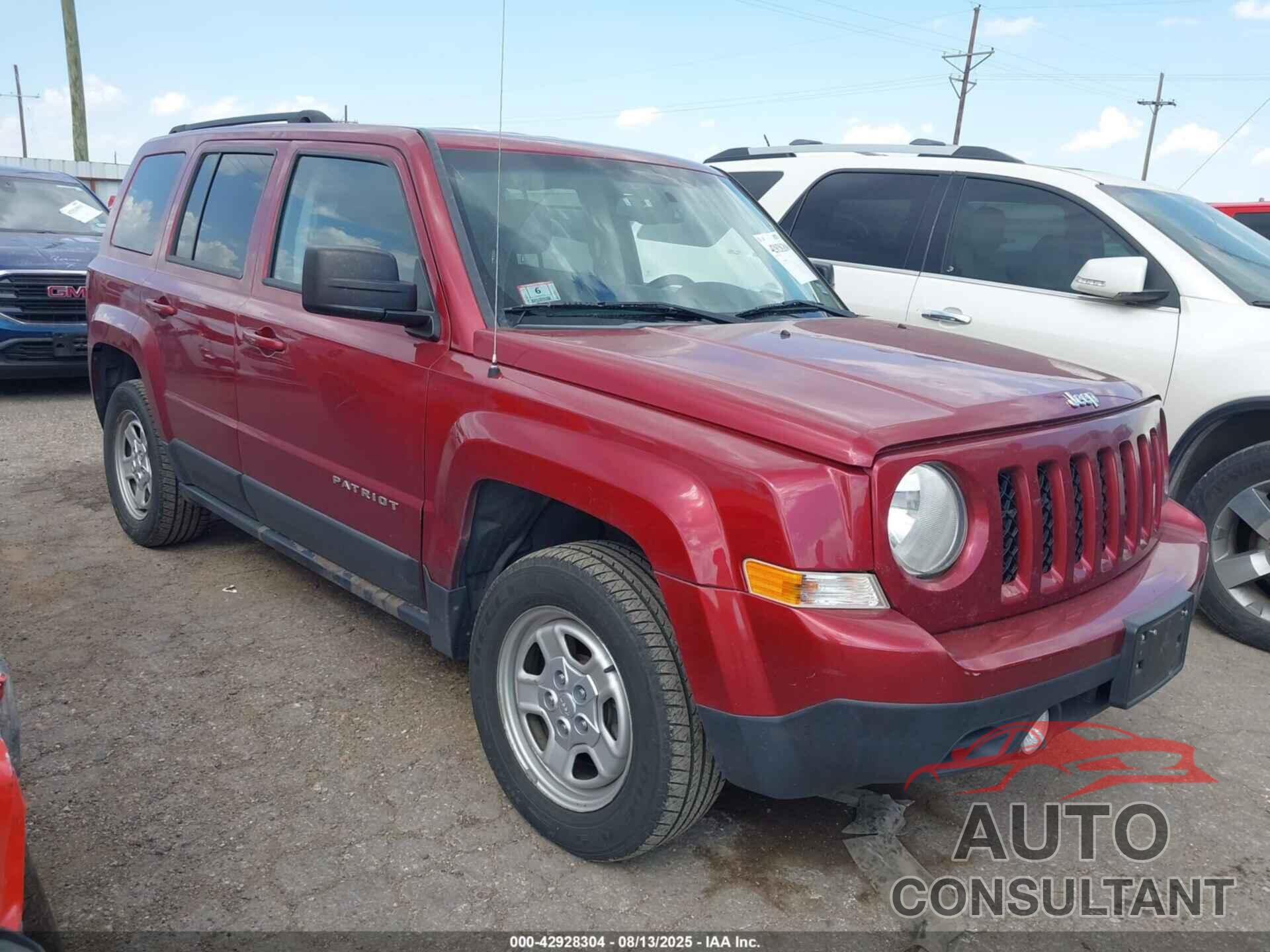 JEEP PATRIOT 2016 - 1C4NJRBB9GD658568