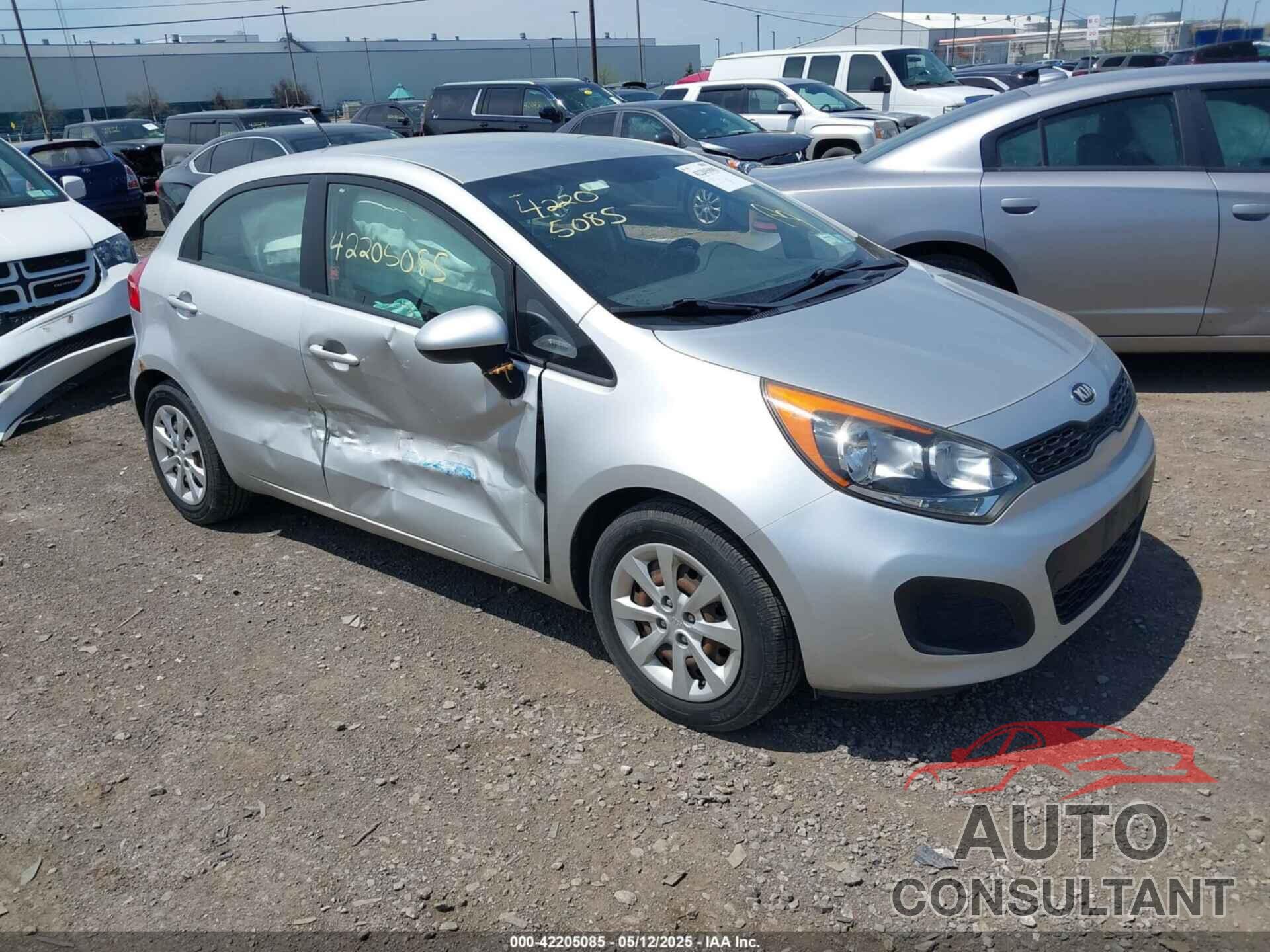 KIA RIO 2013 - KNADM5A31D6212952