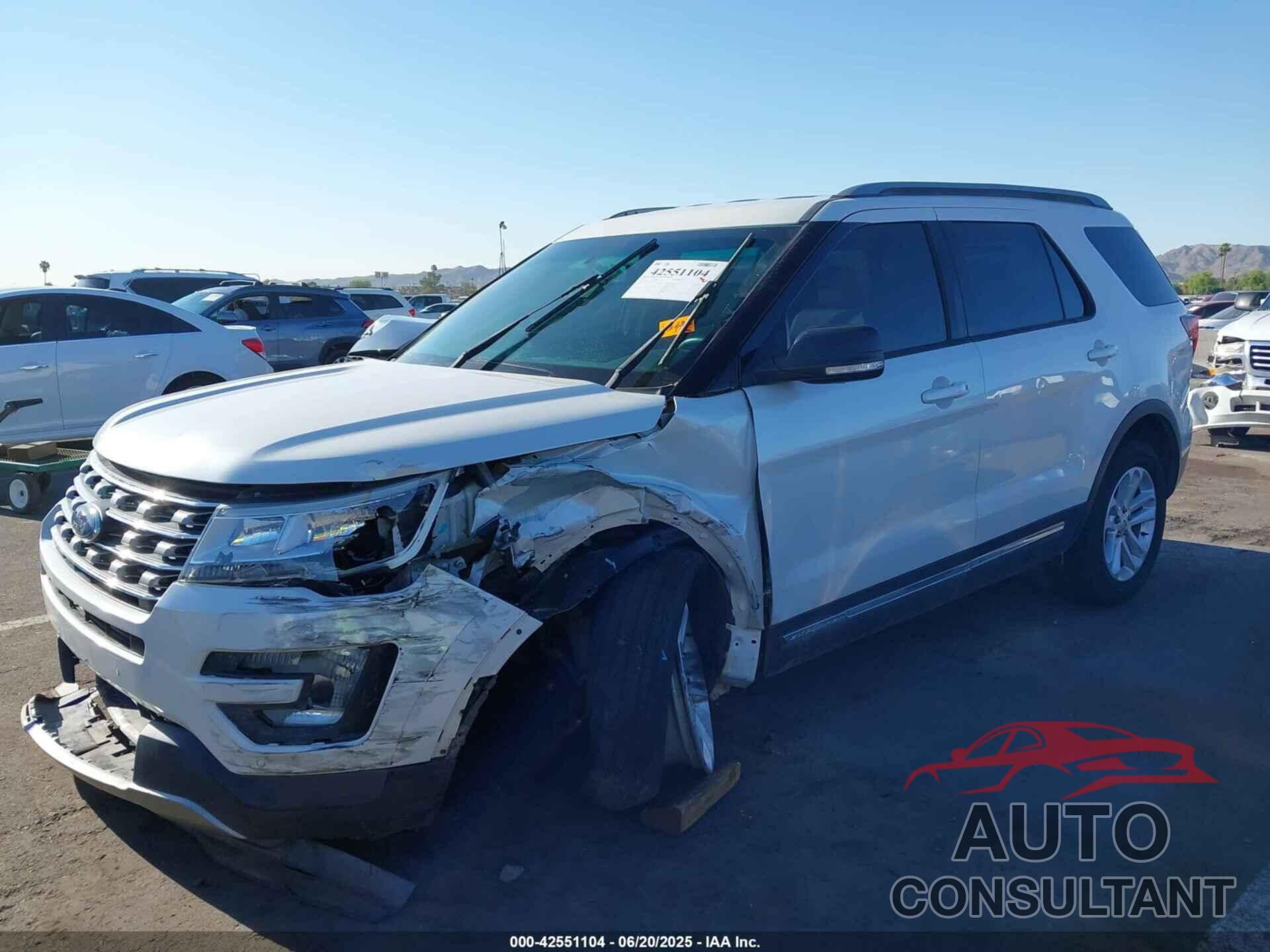 FORD EXPLORER 2017 - 1FM5K7D82HGB59173