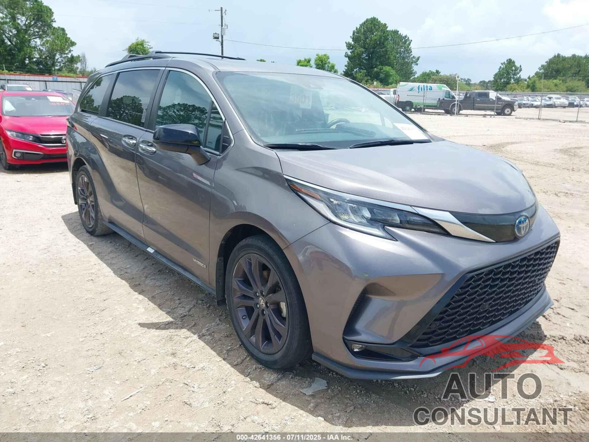 TOYOTA SIENNA 2021 - 5TDDRKEC7MS035725