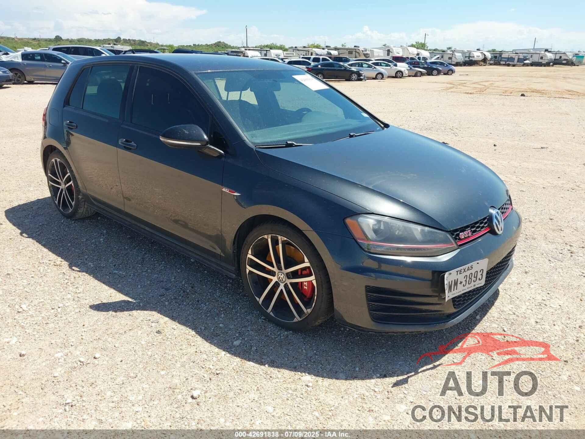 VOLKSWAGEN GOLF GTI 2017 - 3VW447AU8HM044107
