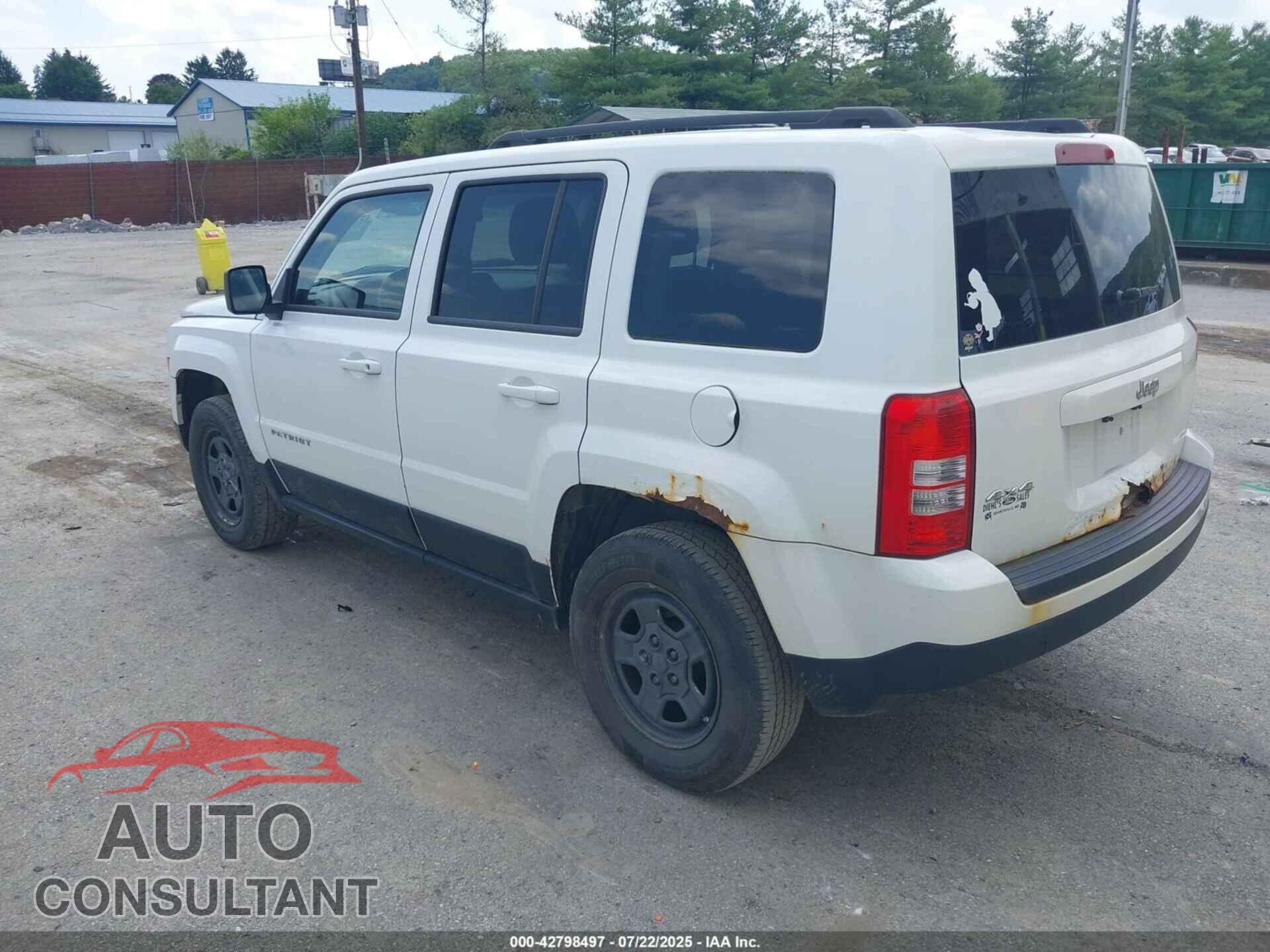 JEEP PATRIOT 2012 - 1C4NJRBB3CD610896