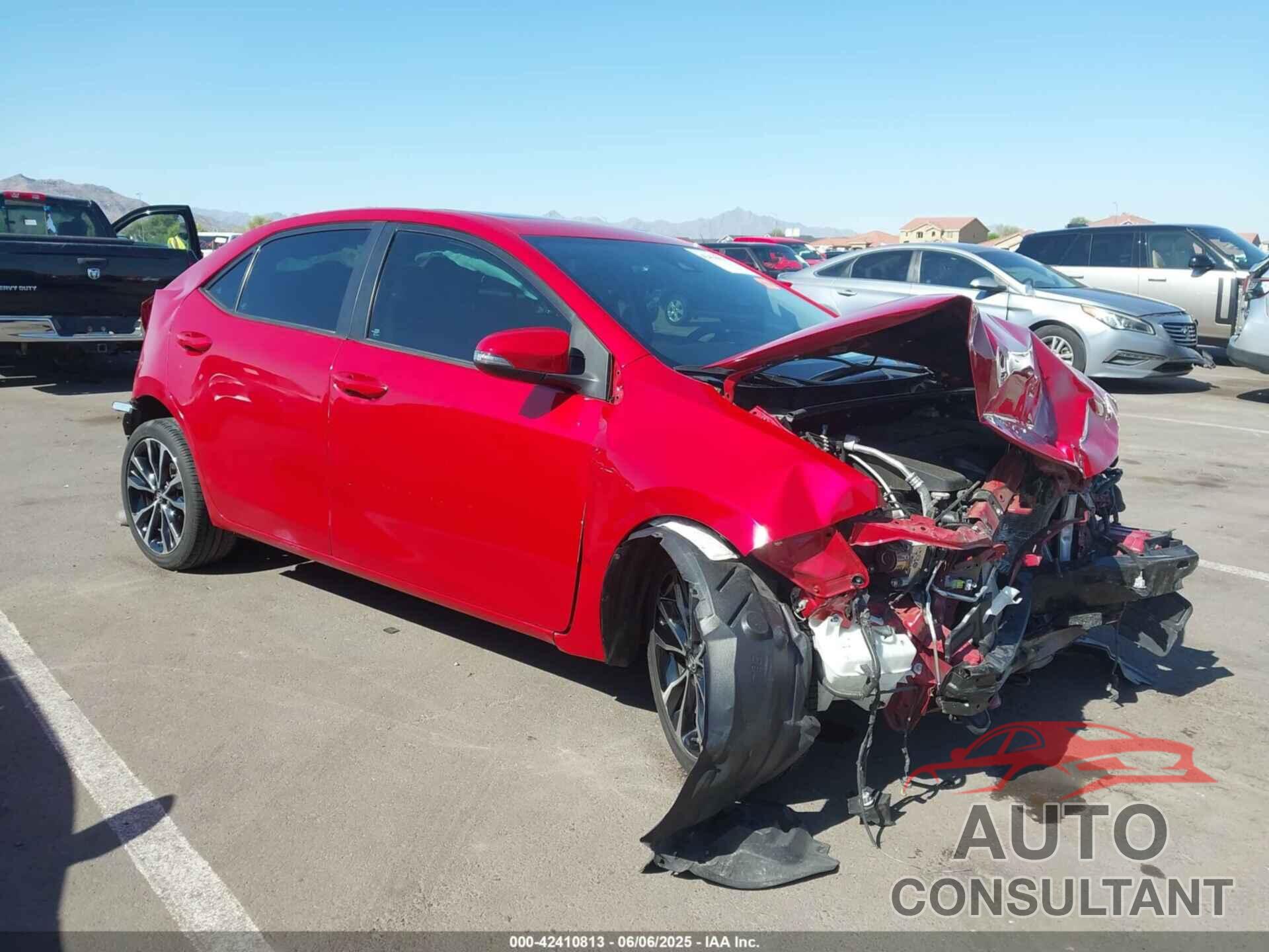 TOYOTA COROLLA 2017 - 2T1BURHE7HC939245