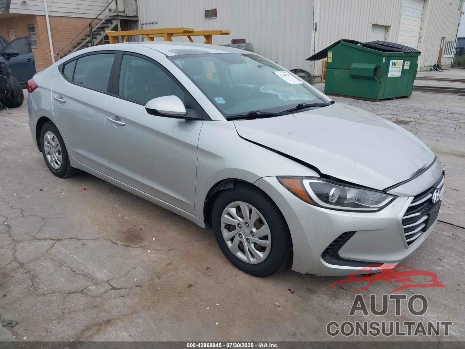 HYUNDAI ELANTRA 2017 - 5NPD74LF0HH154100
