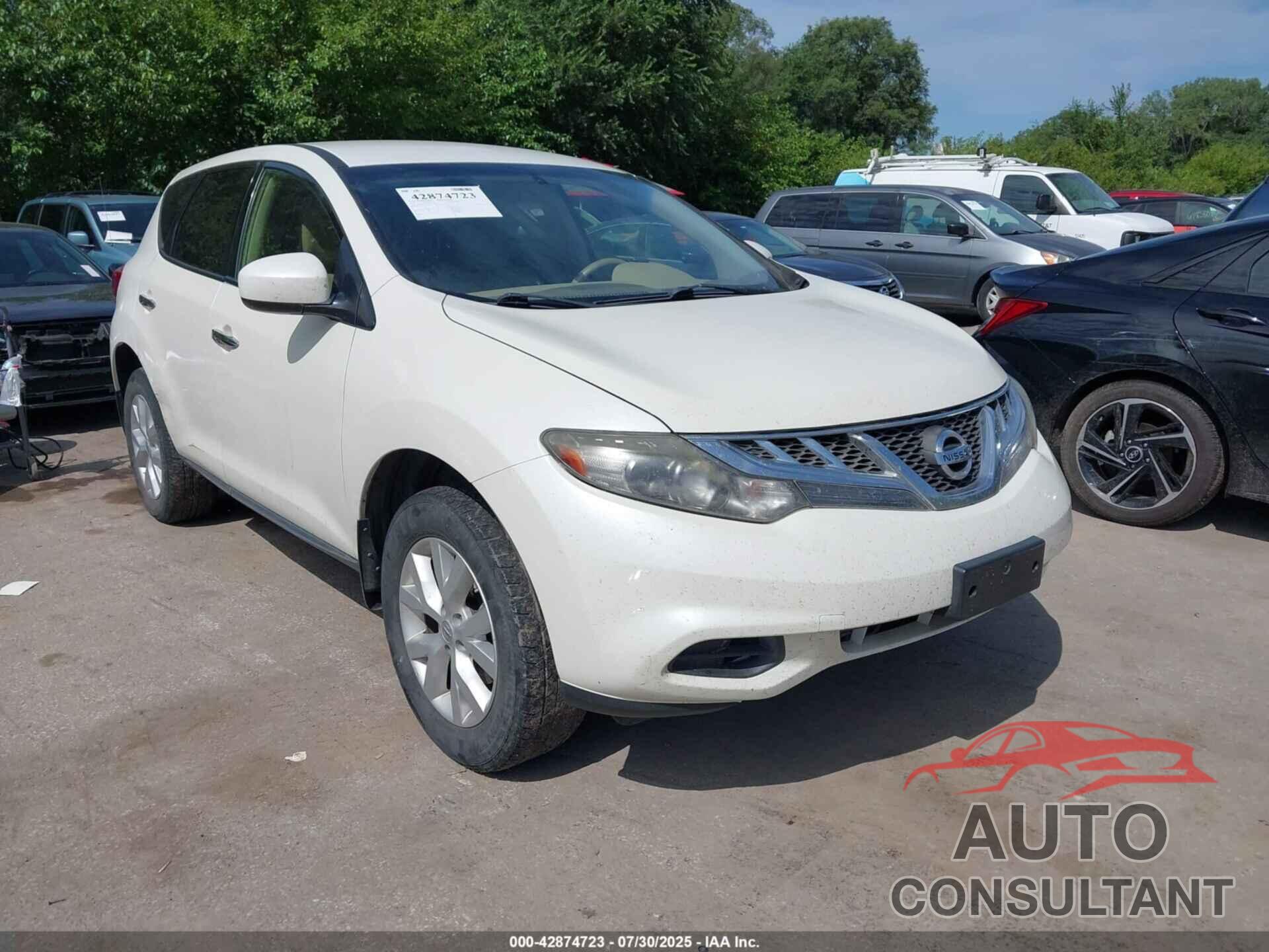 NISSAN MURANO 2013 - JN8AZ1MW2DW319762
