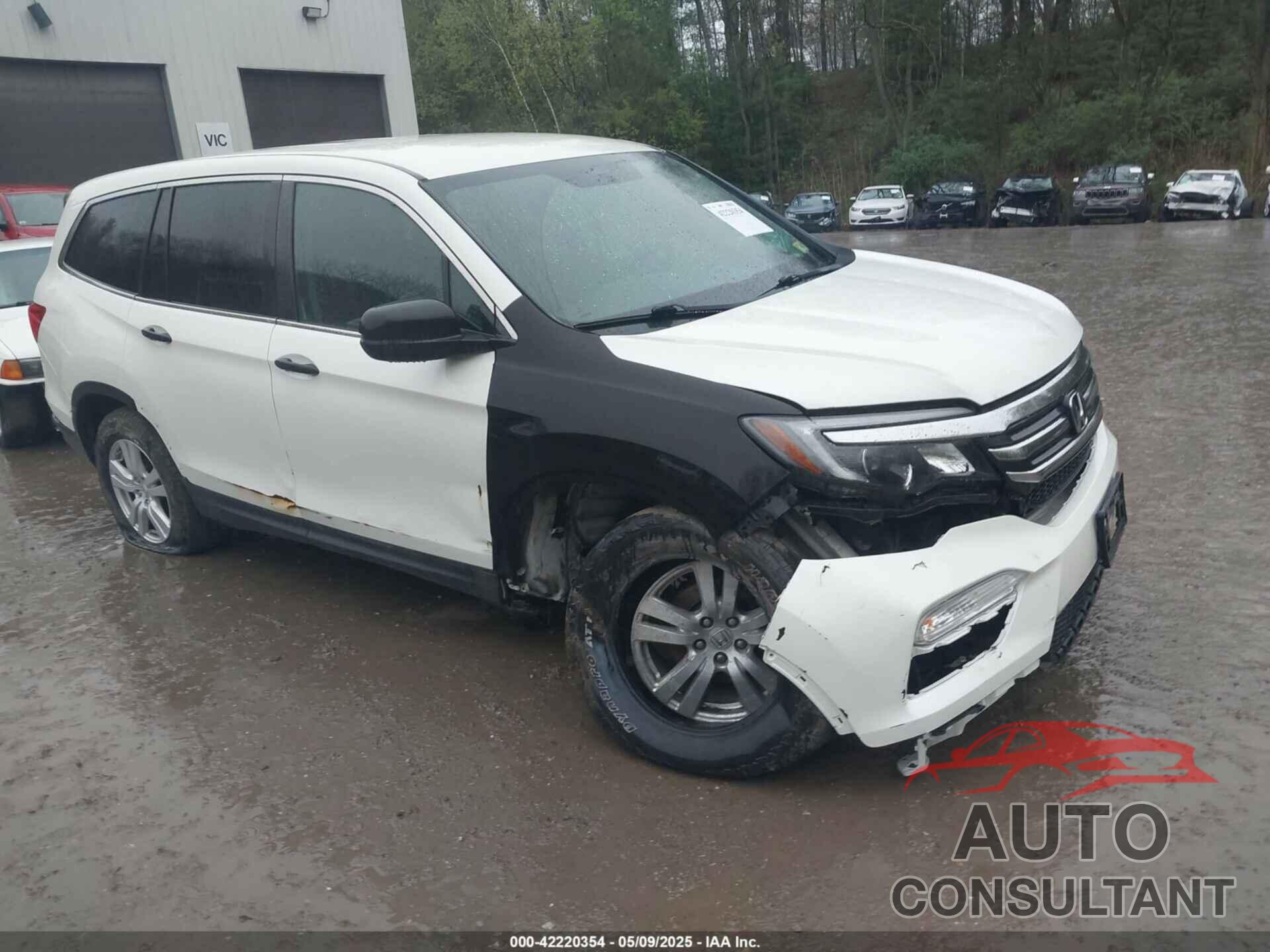 HONDA PILOT 2017 - 5FNYF6H1XHB029293