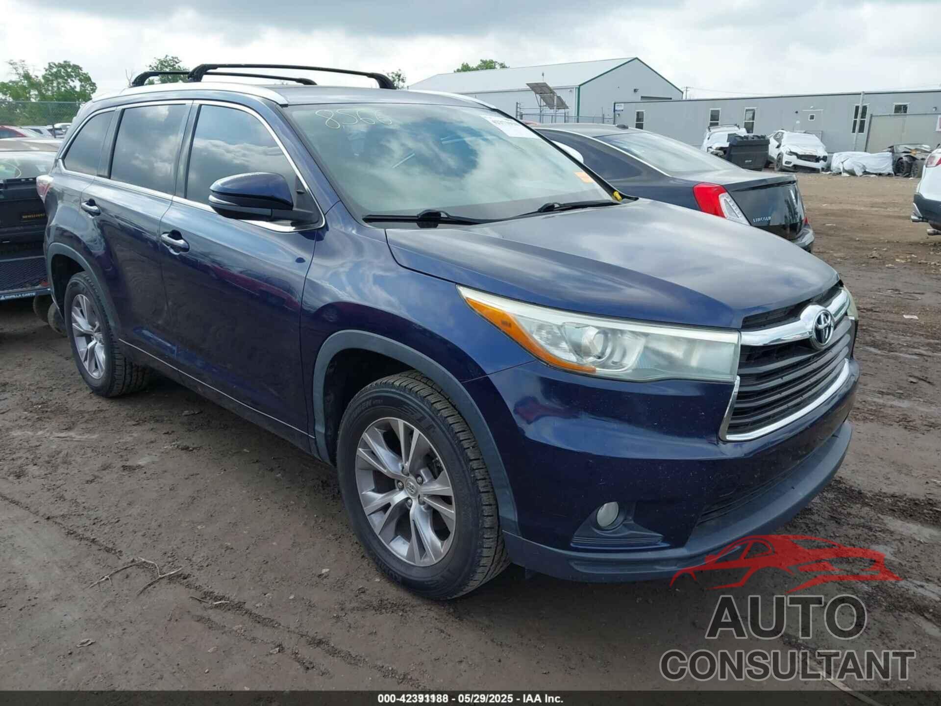 TOYOTA HIGHLANDER 2015 - 5TDKKRFHXFS063228