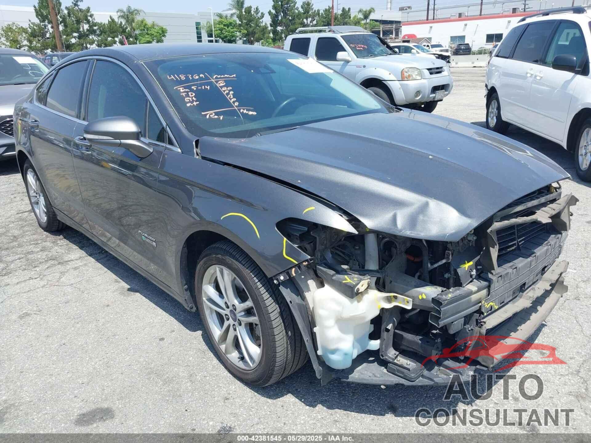 FORD FUSION ENERGI 2016 - 3FA6P0SU1GR304590