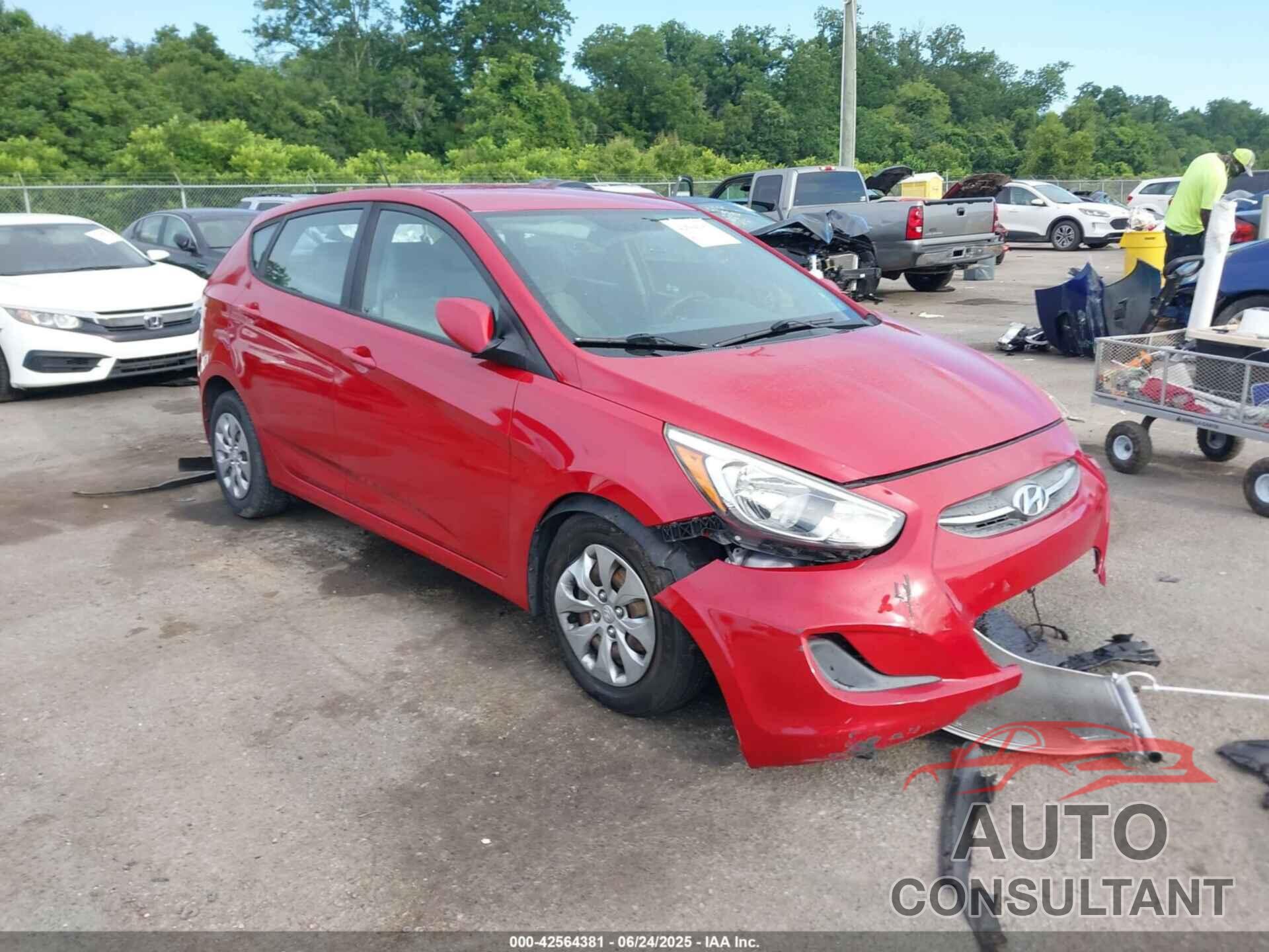 HYUNDAI ACCENT 2017 - KMHCT5AE9HU307145