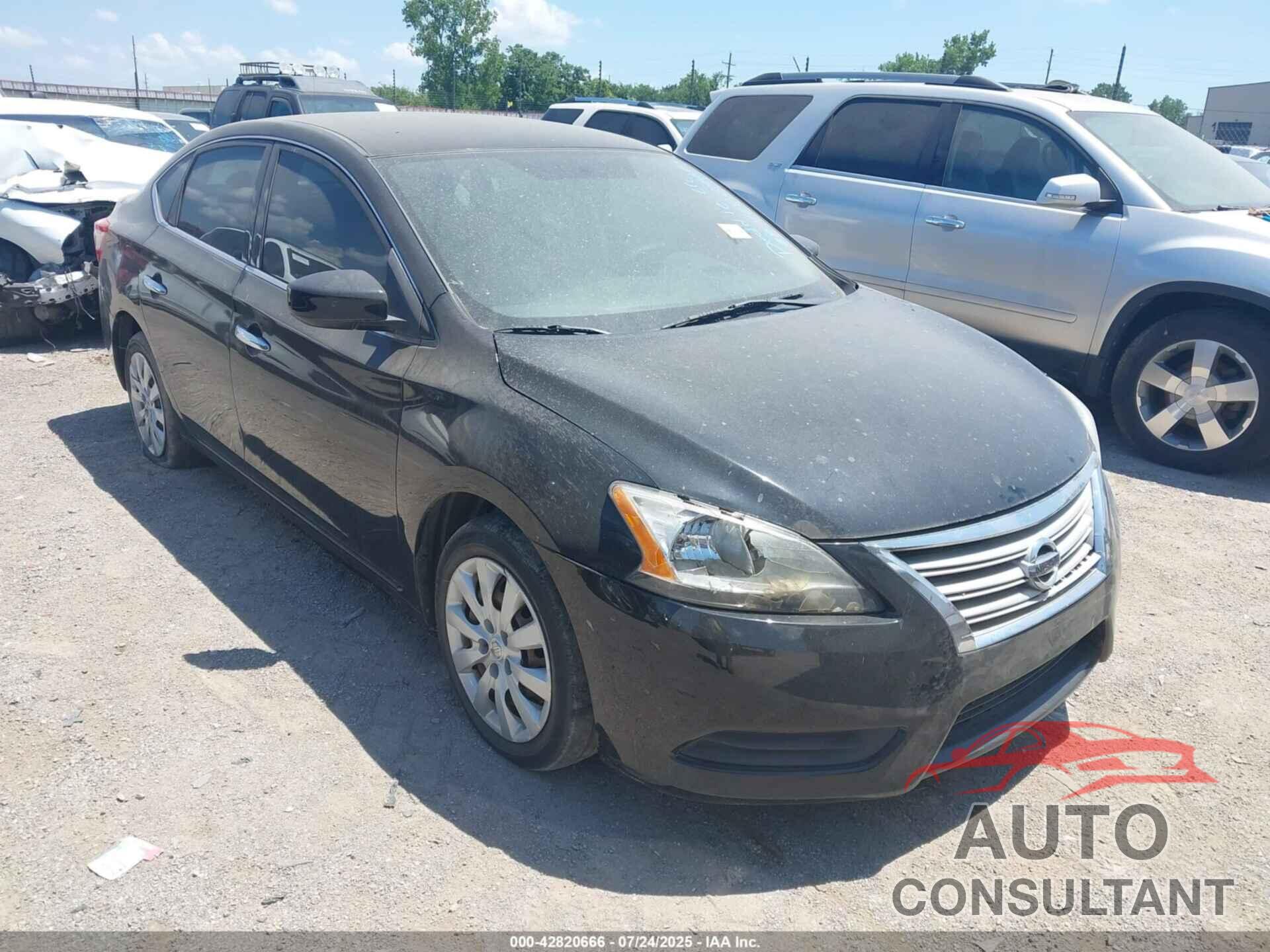NISSAN SENTRA 2014 - 3N1AB7AP3EY203399