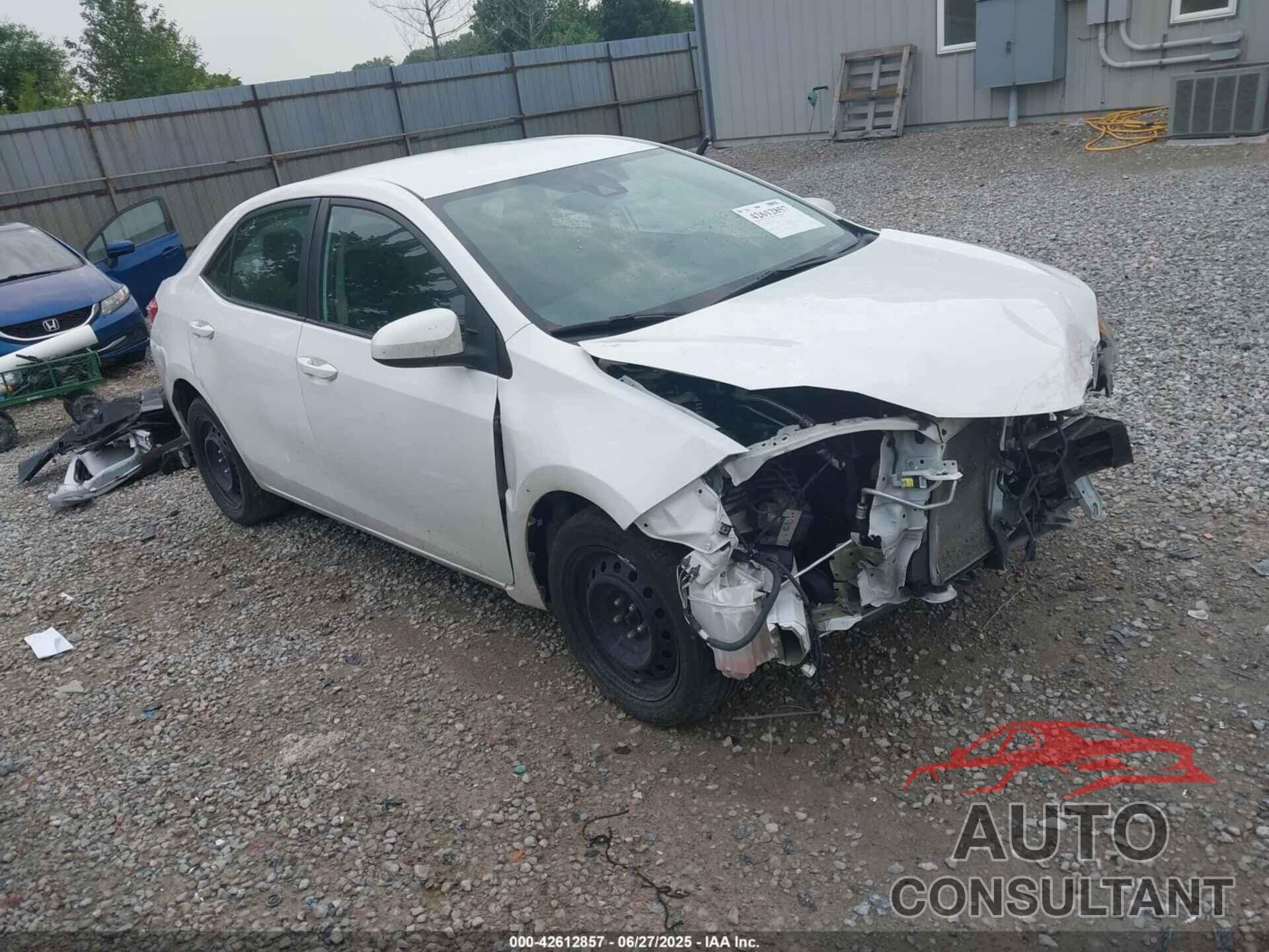 TOYOTA COROLLA 2017 - 2T1BURHE6HC871696