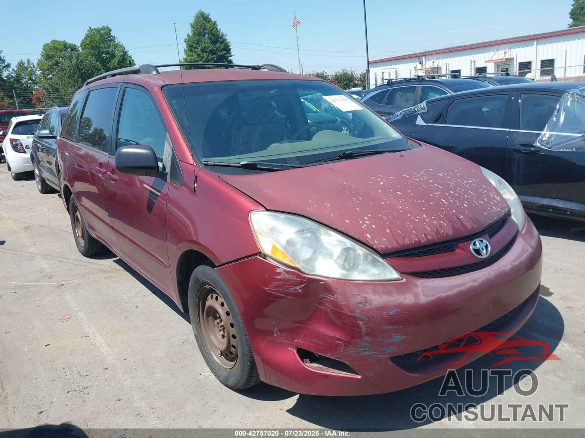 TOYOTA SIENNA 2009 - 5TDZK23C99S268865