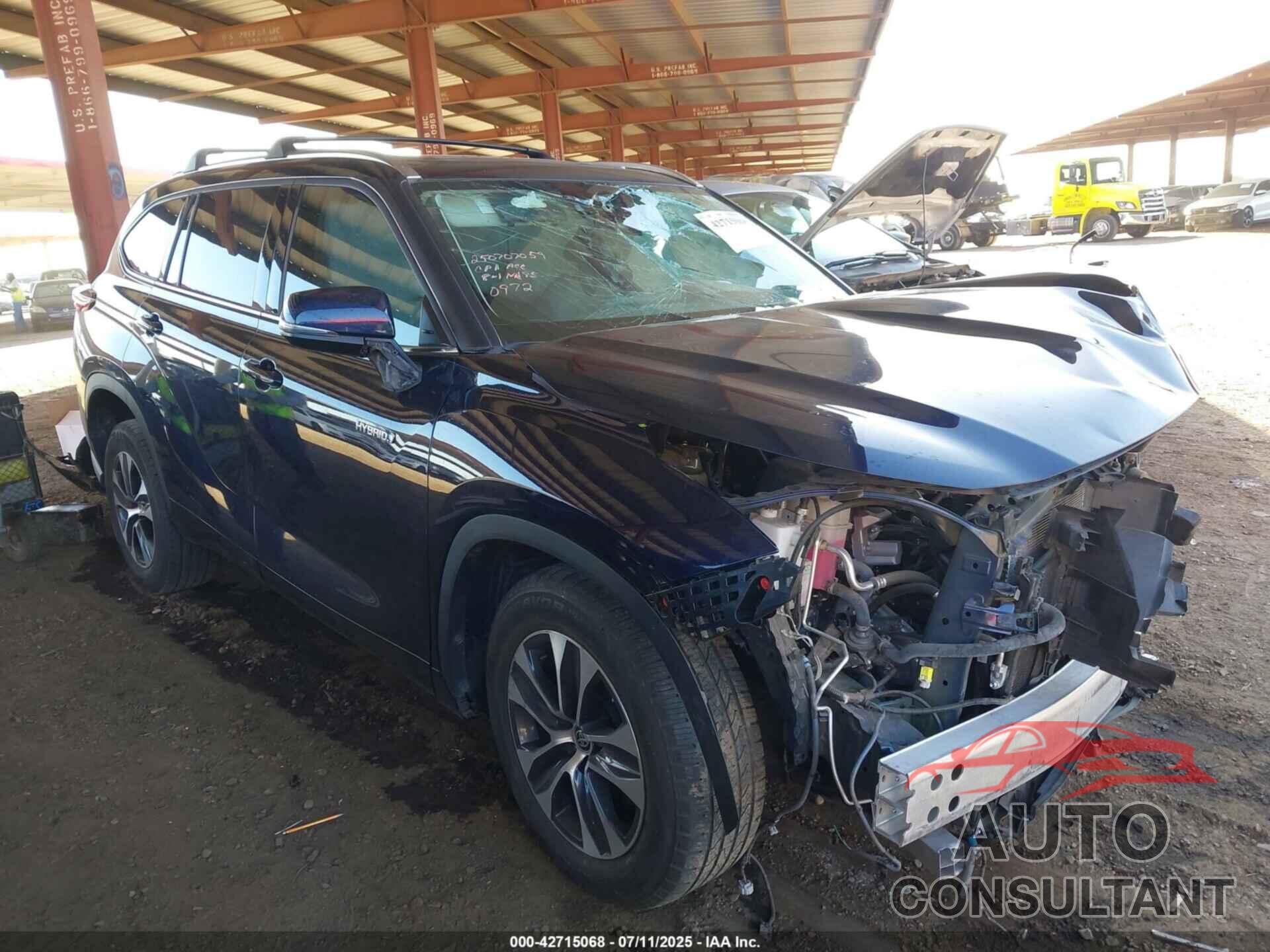 TOYOTA HIGHLANDER 2020 - 5TDHARAH1LS000972