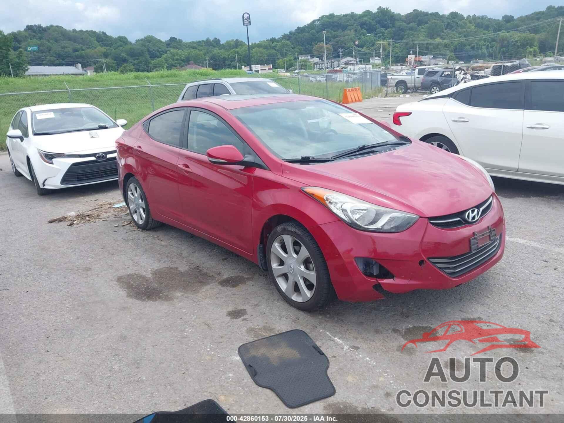 HYUNDAI ELANTRA 2013 - KMHDH4AE4DU933731