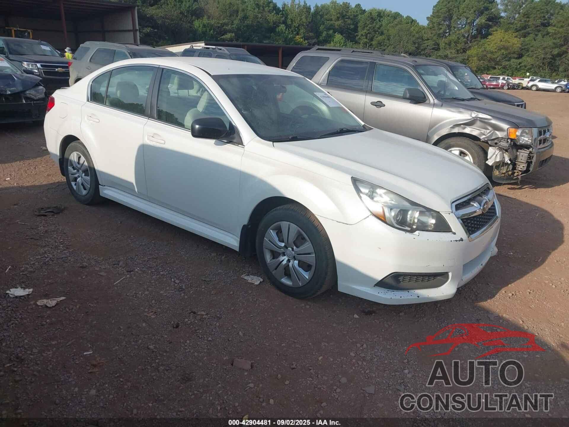 SUBARU LEGACY 2013 - 4S3BMAA62D1010308