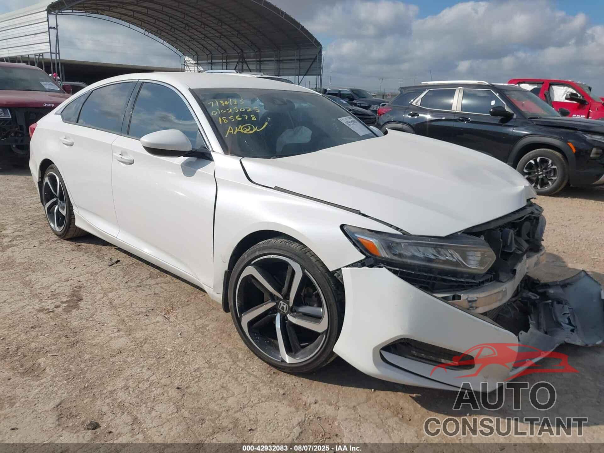 HONDA ACCORD 2018 - 1HGCV1F33JA185678