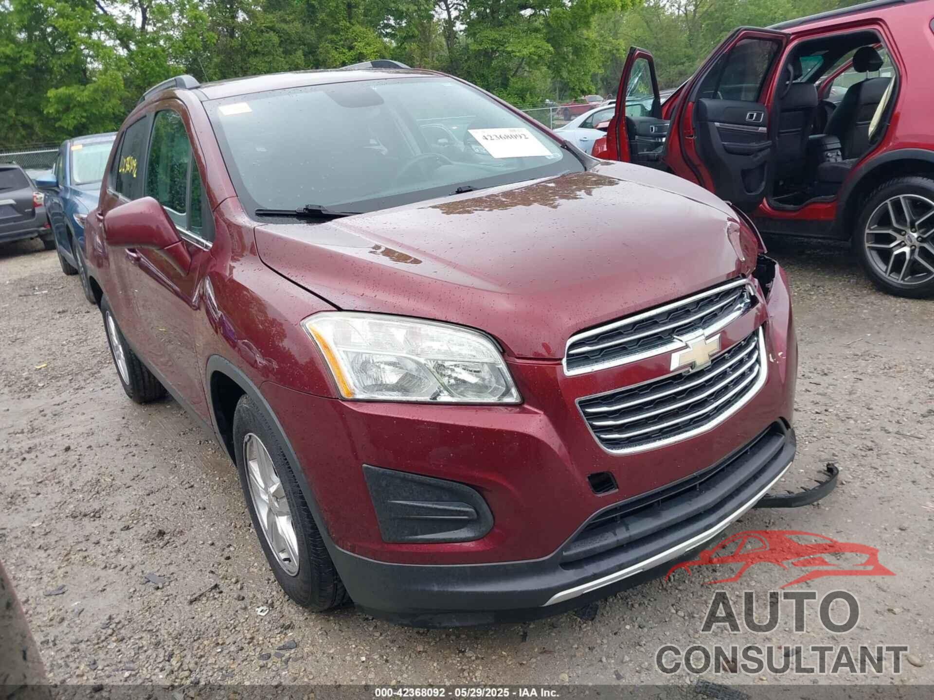 CHEVROLET TRAX 2016 - 3GNCJLSB6GL237736