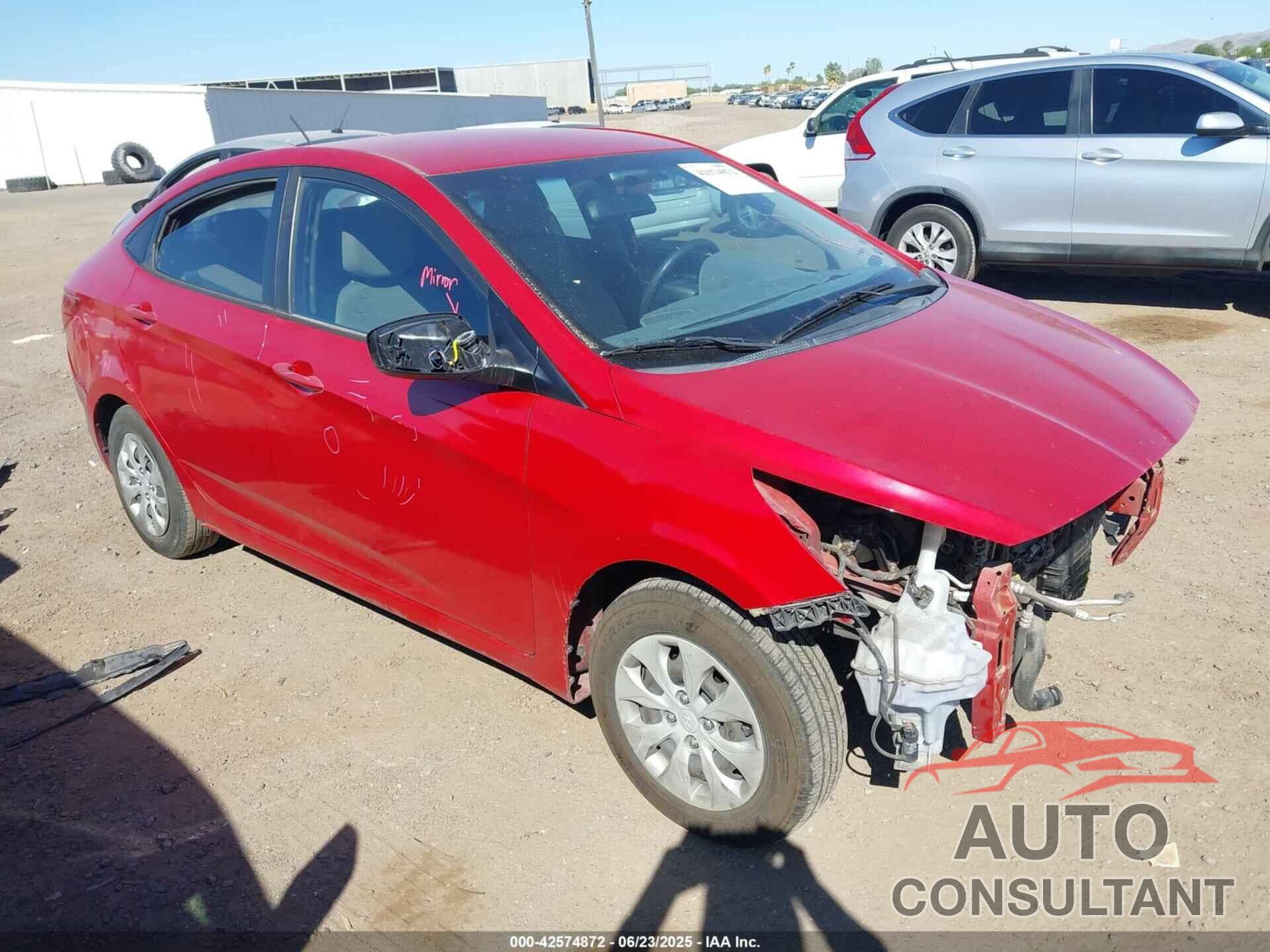 HYUNDAI ACCENT 2016 - KMHCT4AE5GU065317