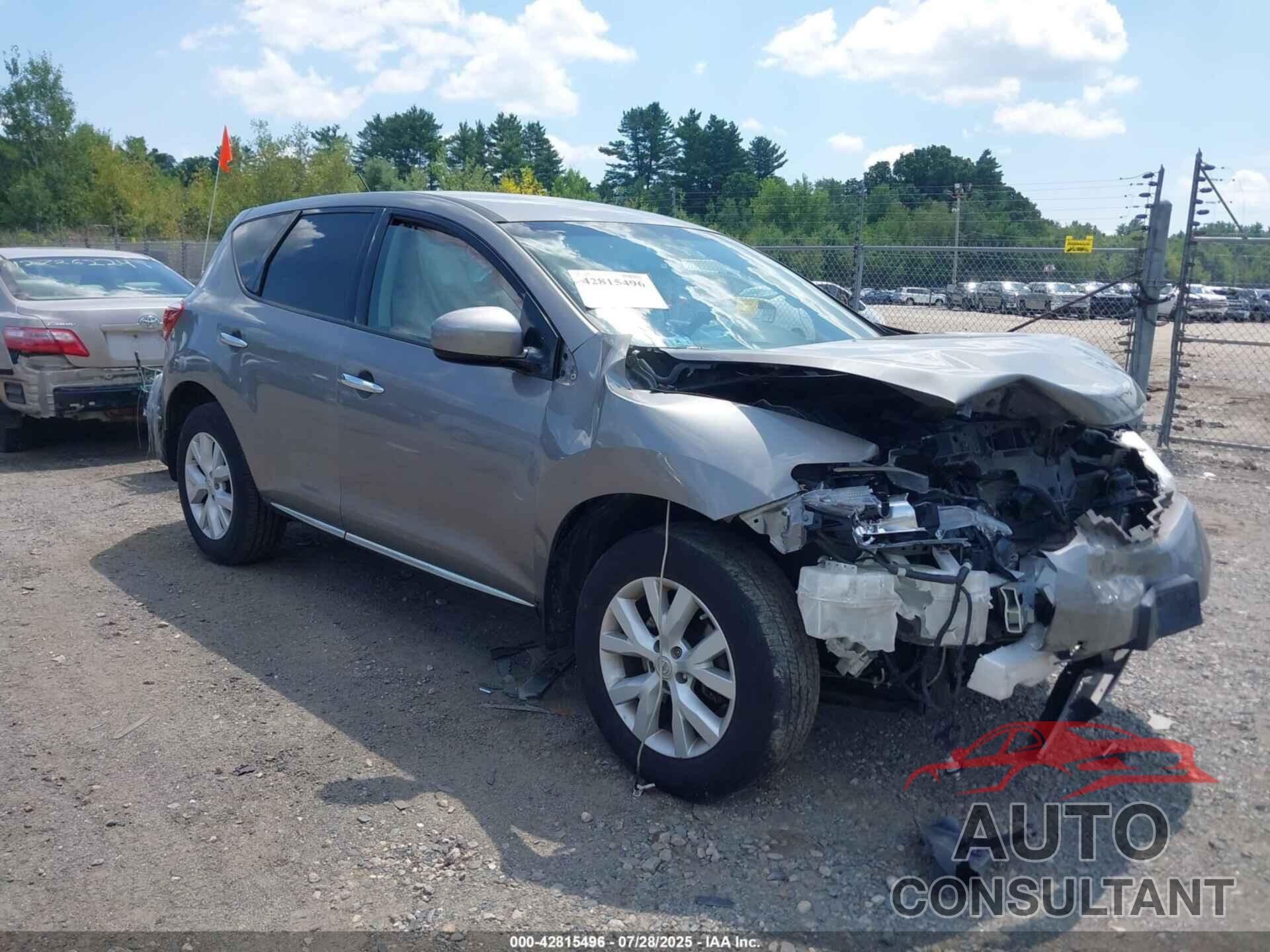 NISSAN MURANO 2011 - JN8AZ1MW9BW165161