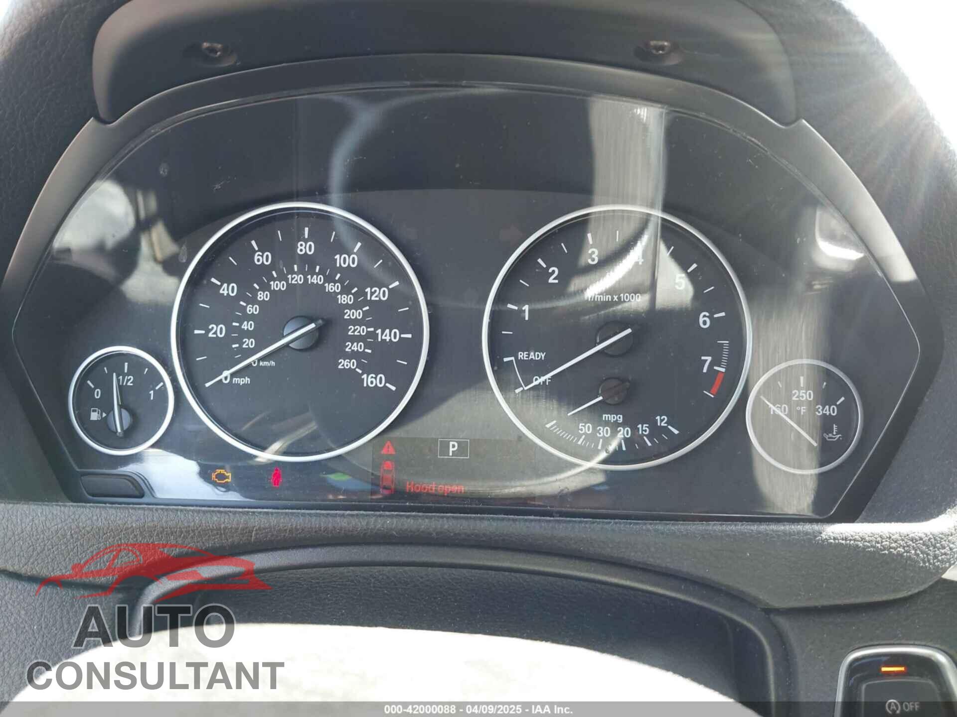 BMW 320I 2016 - WBA8E1G53GNU11091