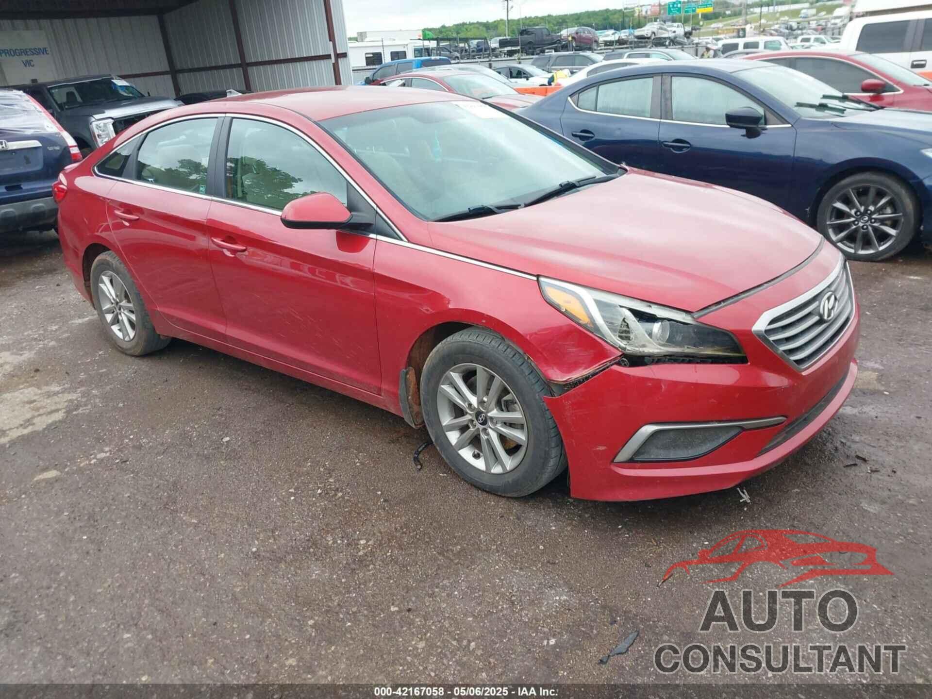 HYUNDAI SONATA 2017 - 5NPE24AFXHH539704