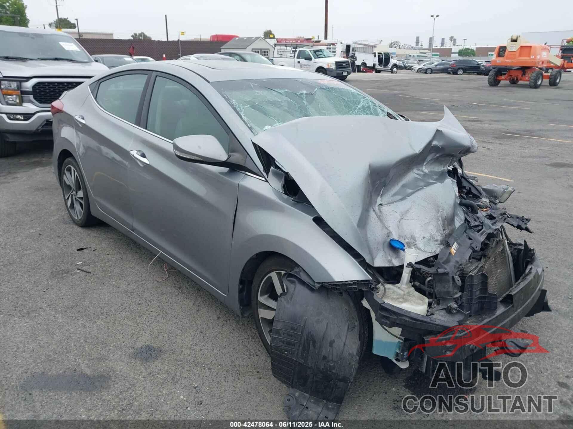 HYUNDAI ELANTRA 2014 - KMHDH4AE1EU177194
