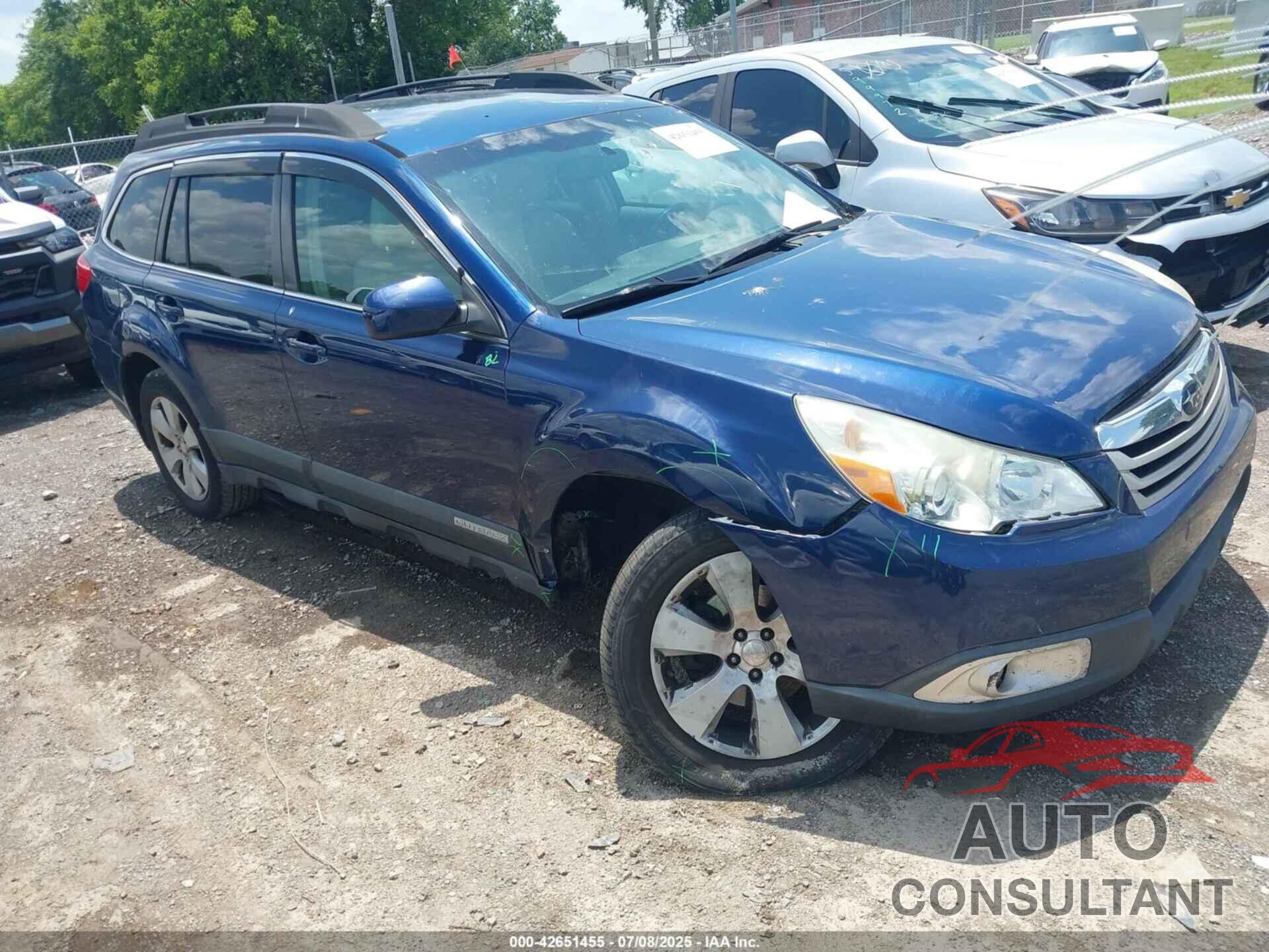 SUBARU OUTBACK 2011 - 4S4BRBCC6B3342775