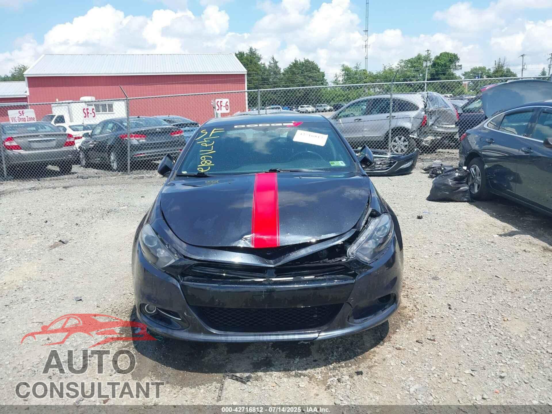 DODGE DART 2014 - 1C3CDFBB7ED902734
