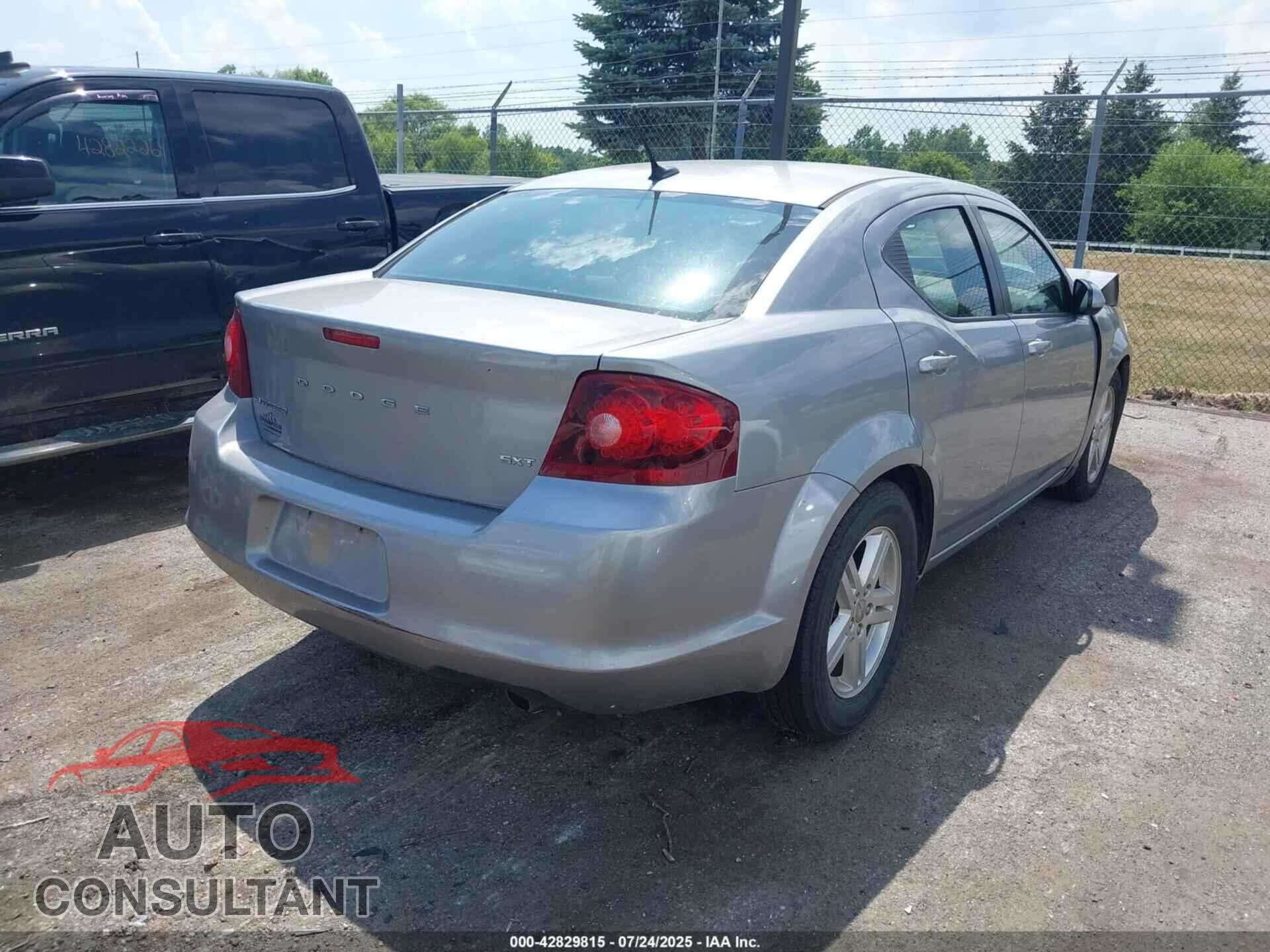 DODGE AVENGER 2013 - 1C3CDZCG3DN586107