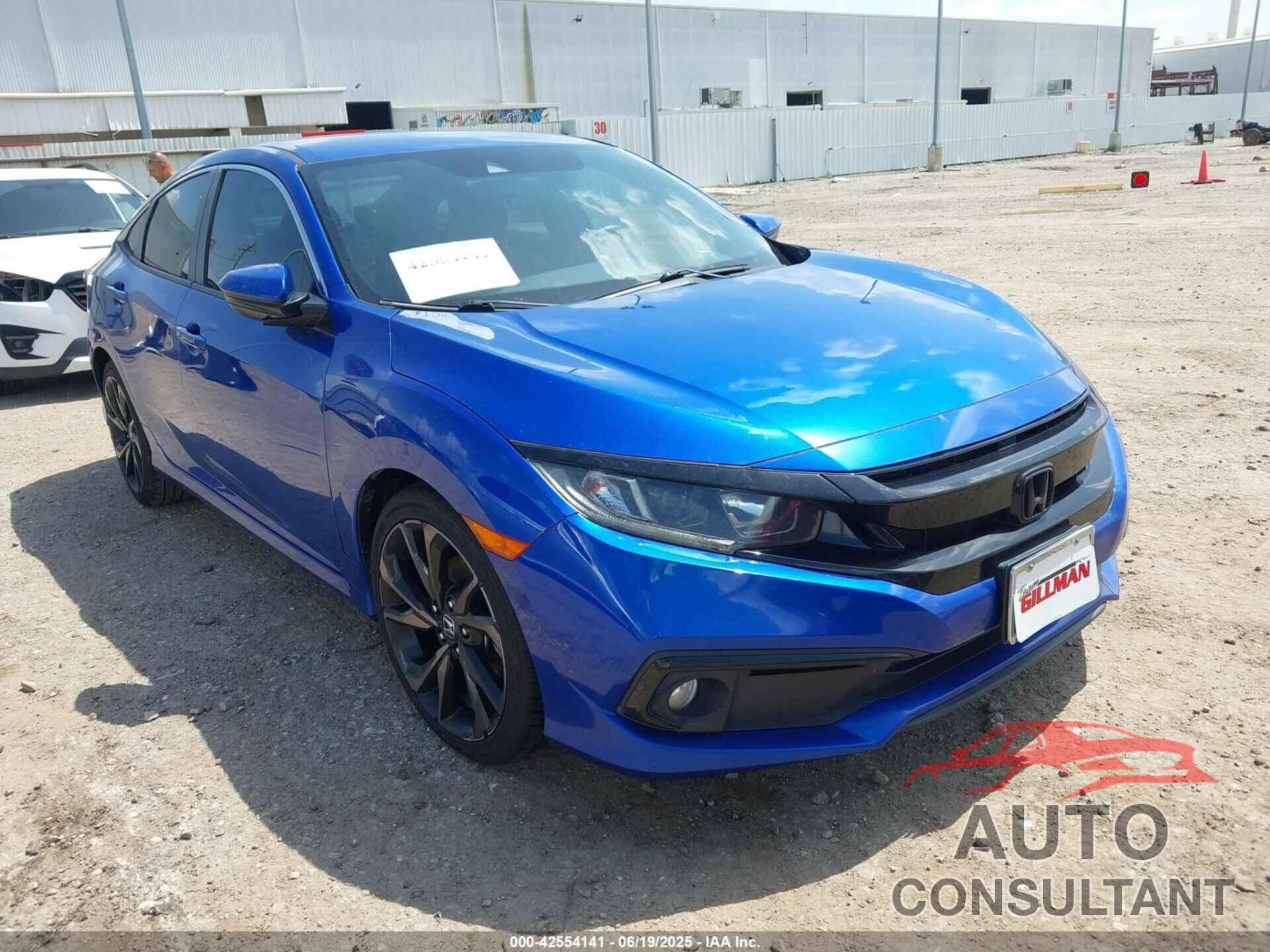 HONDA CIVIC 2020 - 19XFC2F87LE008036