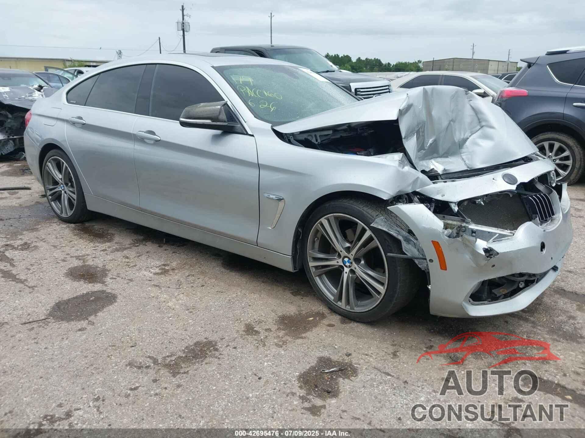 BMW 430I GRAN COUPE 2017 - WBA4F7C35HG788983