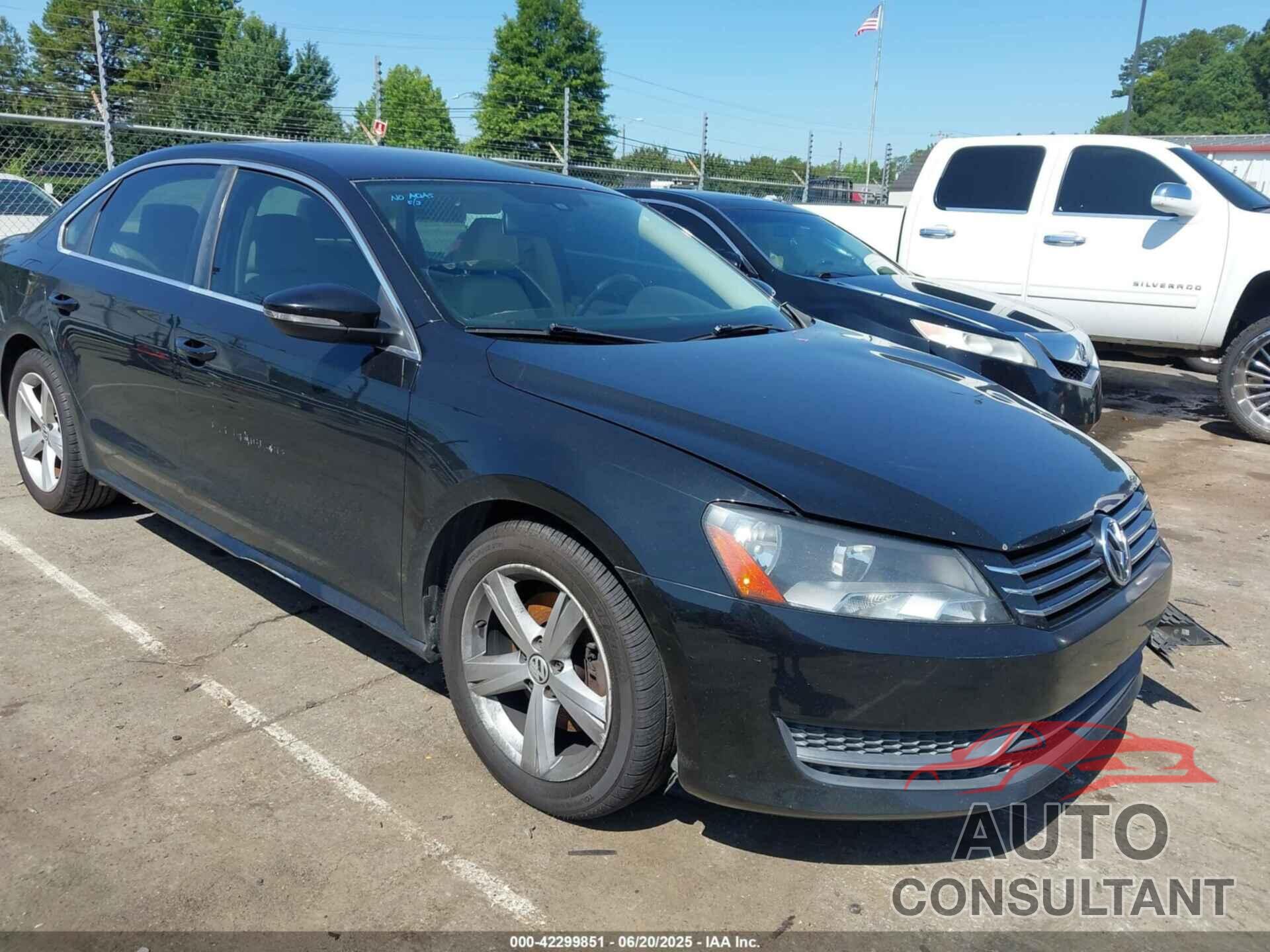 VOLKSWAGEN PASSAT 2012 - 1VWBP7A34CC003747