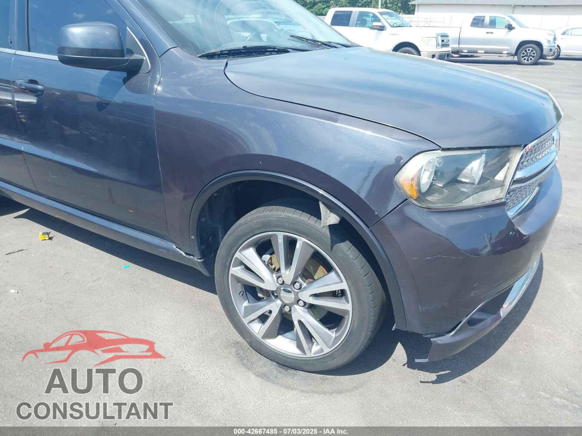 DODGE DURANGO 2013 - 1C4RDJAGXDC682726