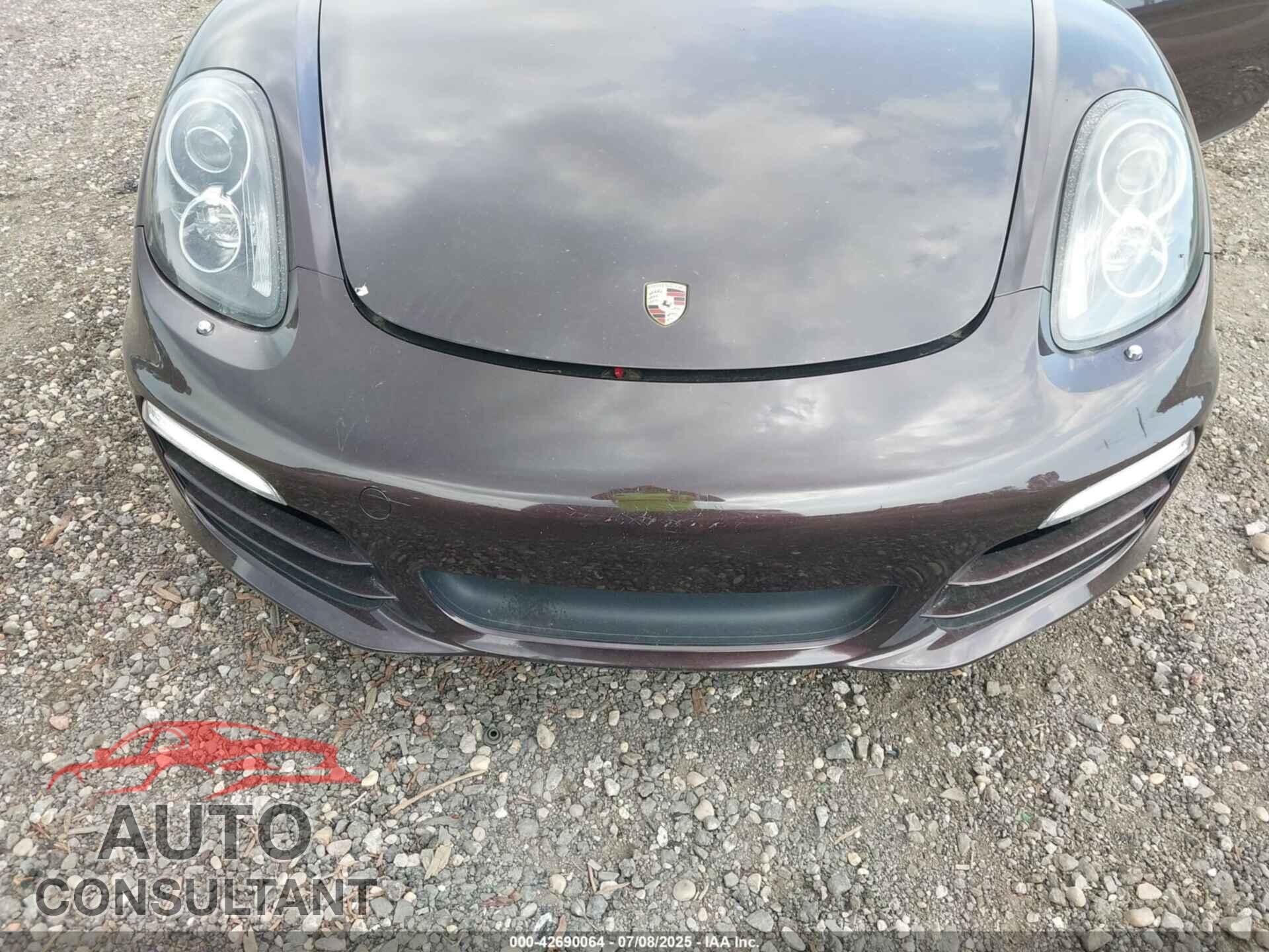 PORSCHE BOXSTER 2014 - WP0CA2A81ES121030